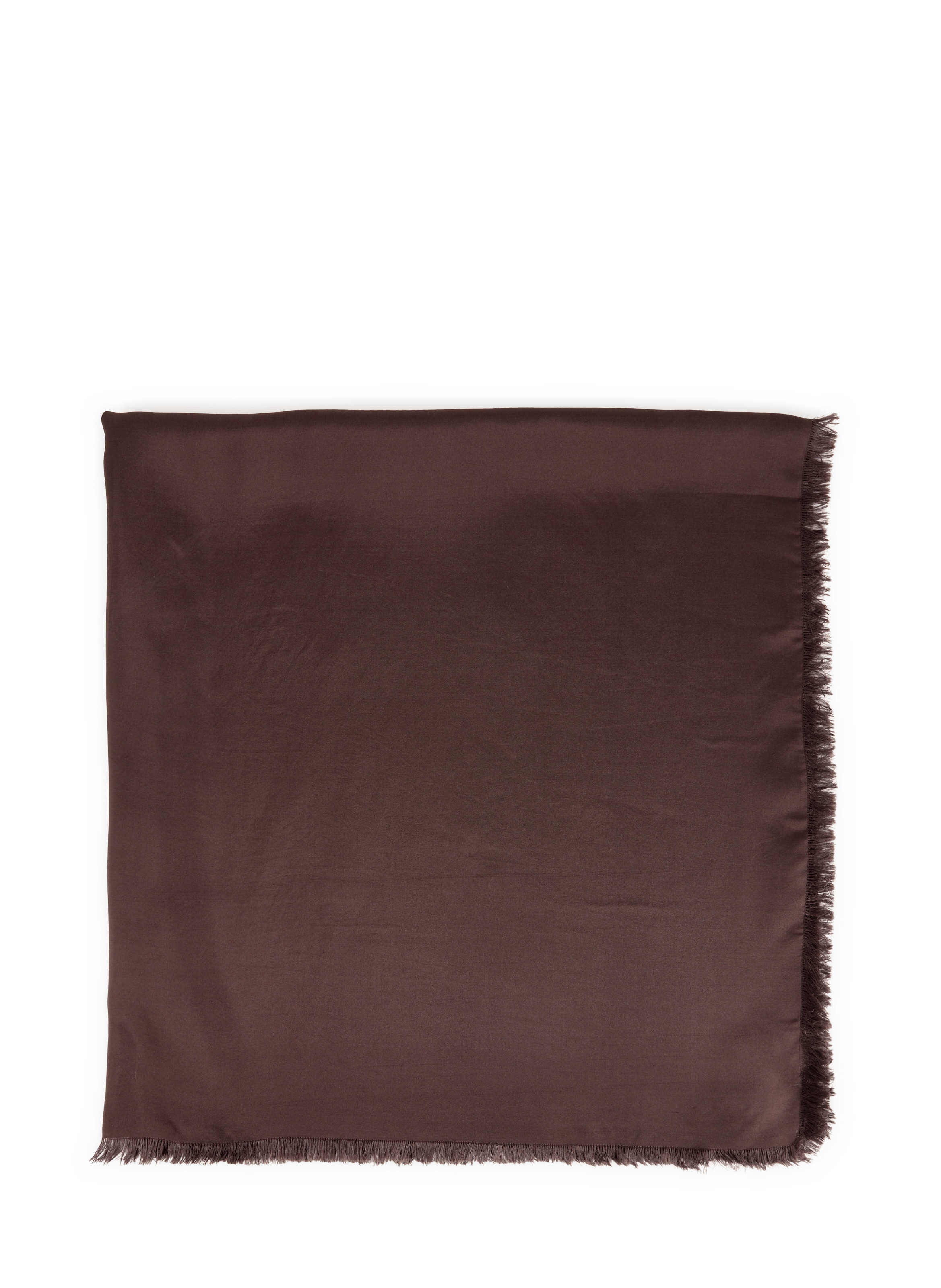 Carré de soie uni SAISON 1865 Marron