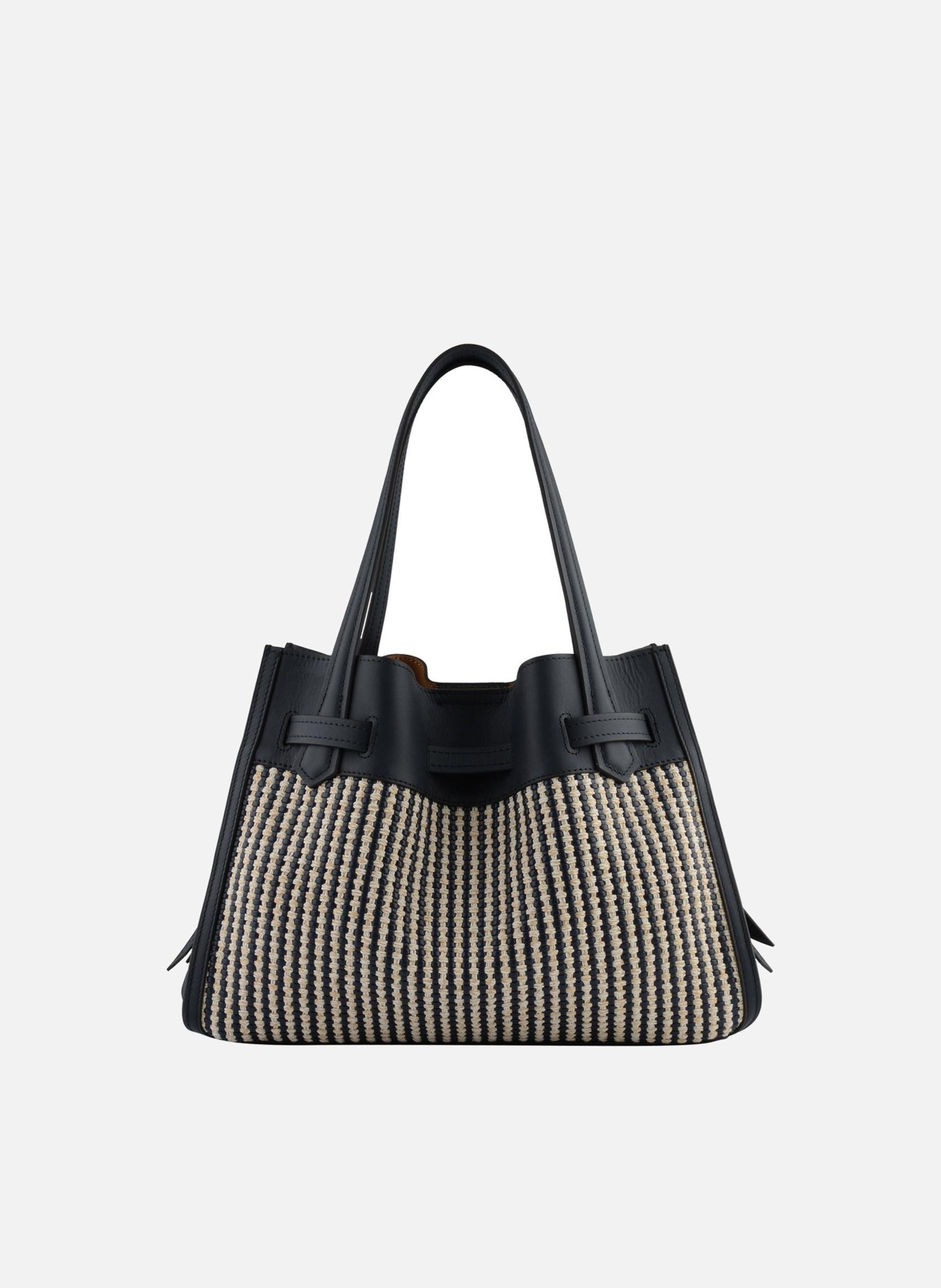 Blossom tressé | sac à main POURCHET Bleu