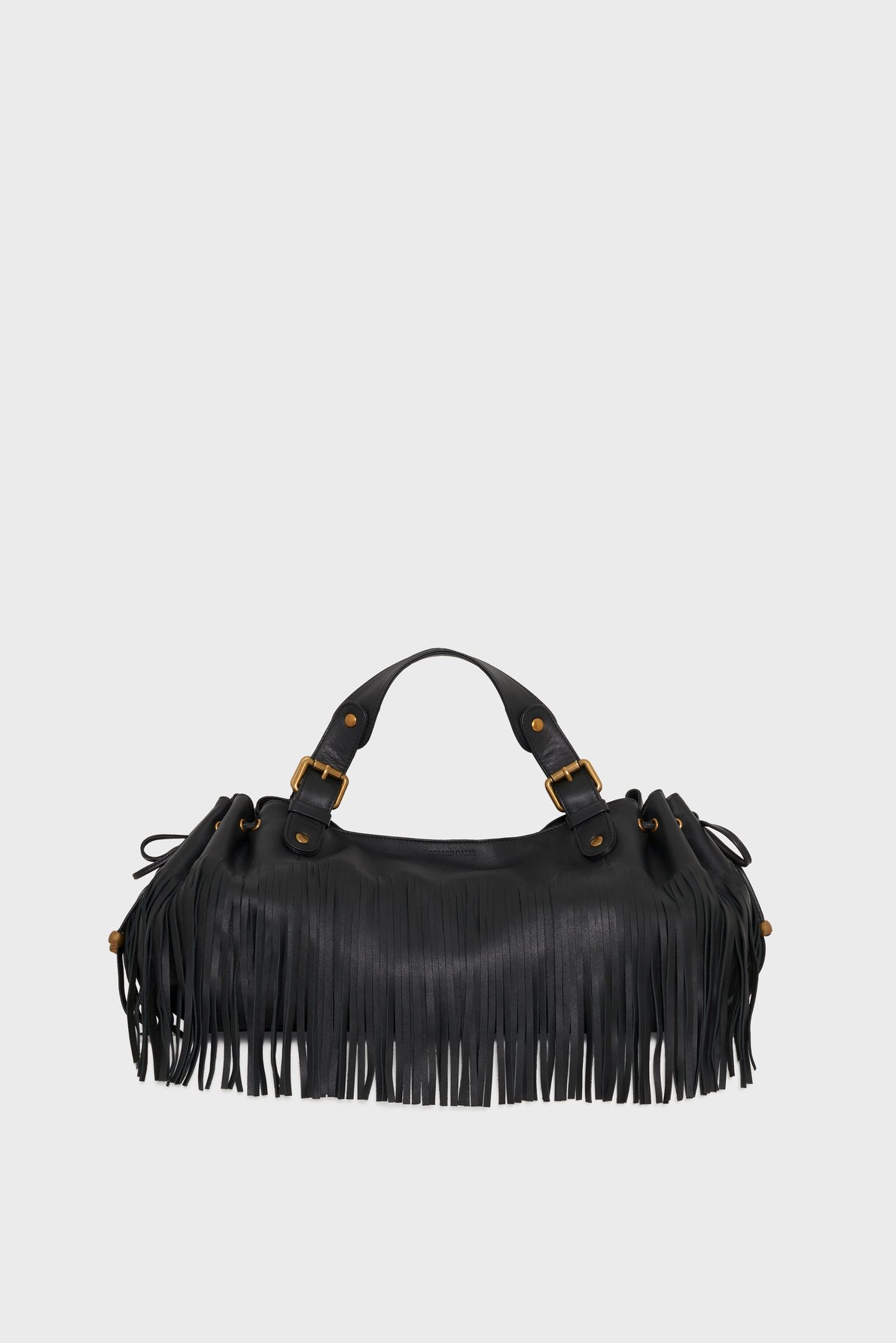 Sac à main en cuir - 24h franges GERARD DAREL Noir