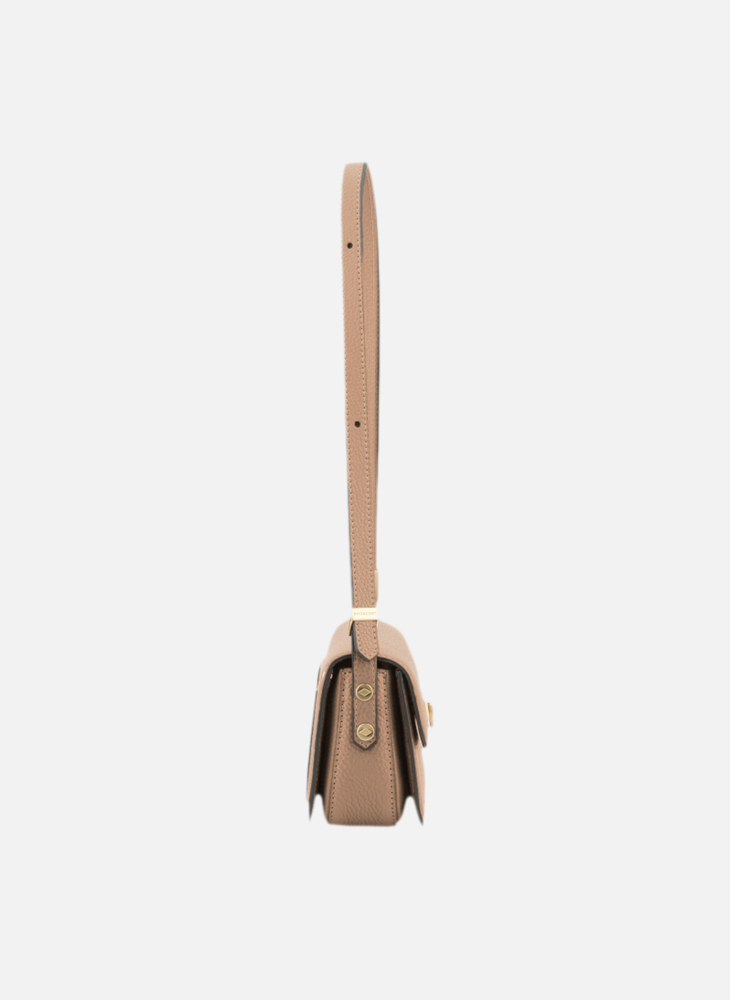Auteuil | sac besace en cuir de vachette POURCHET Marron