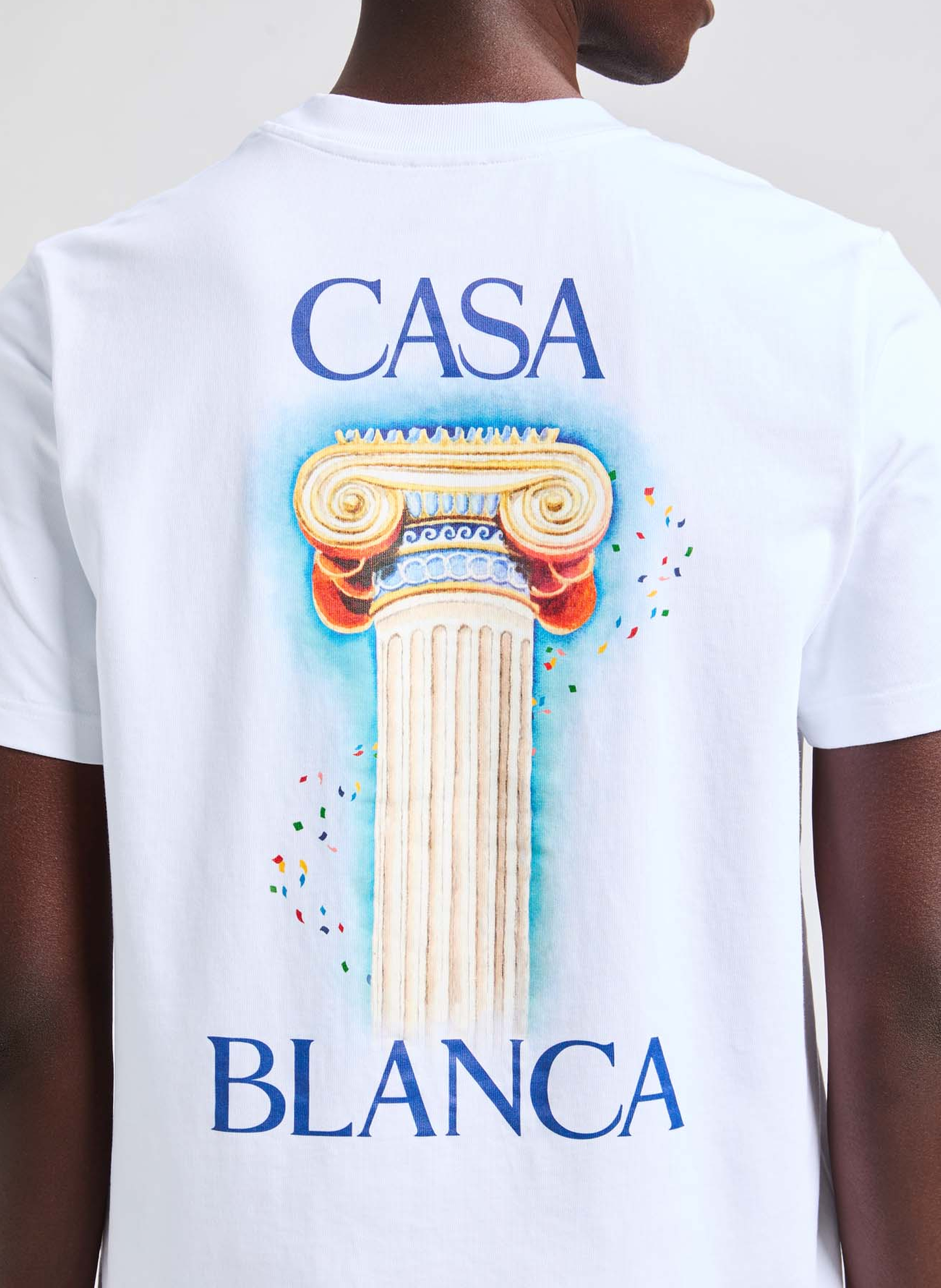 T-shirt La Colomne CASABLANCA PARIS Blanc