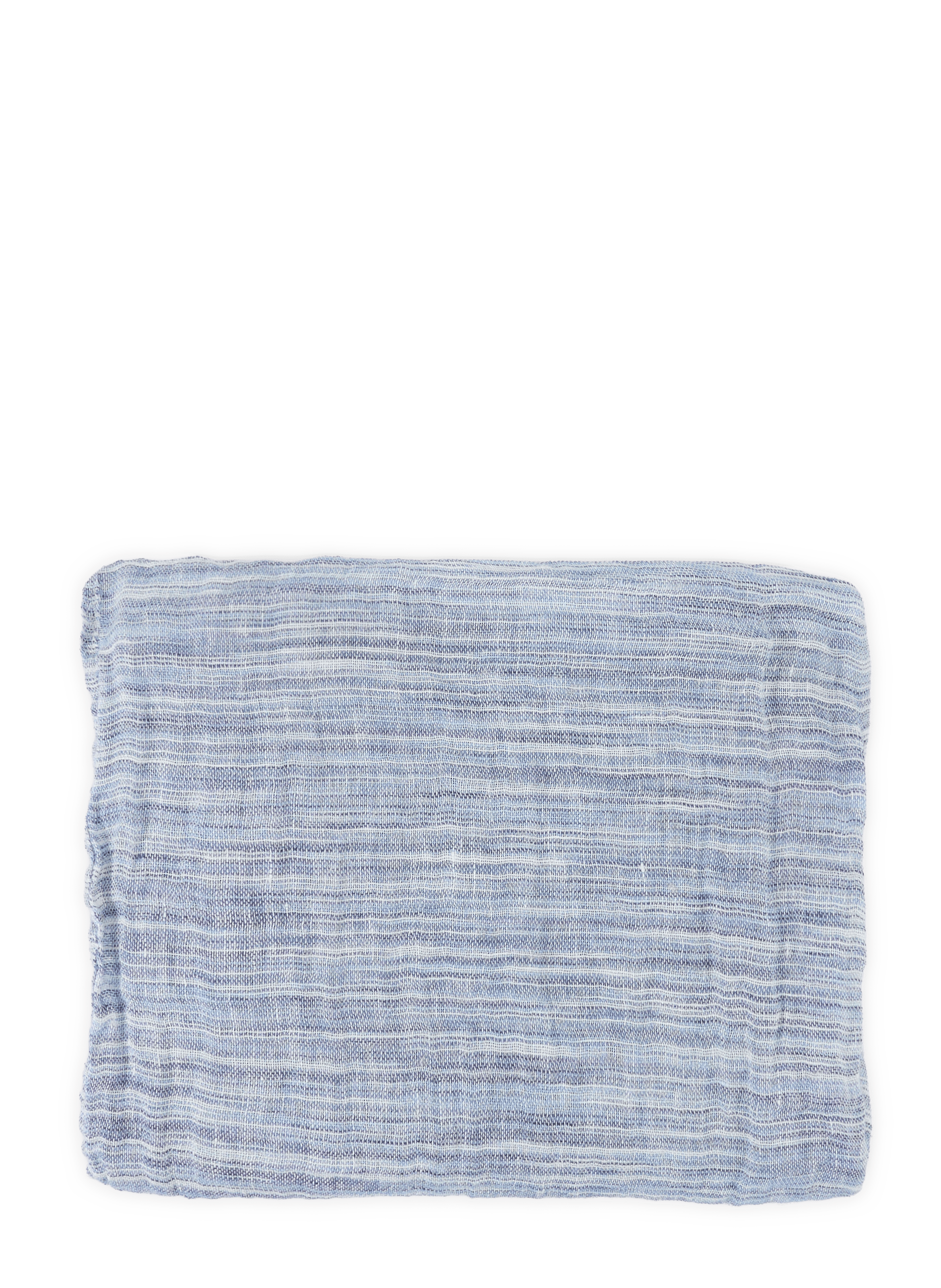 Striped linen scarf FACONNABLE Blue