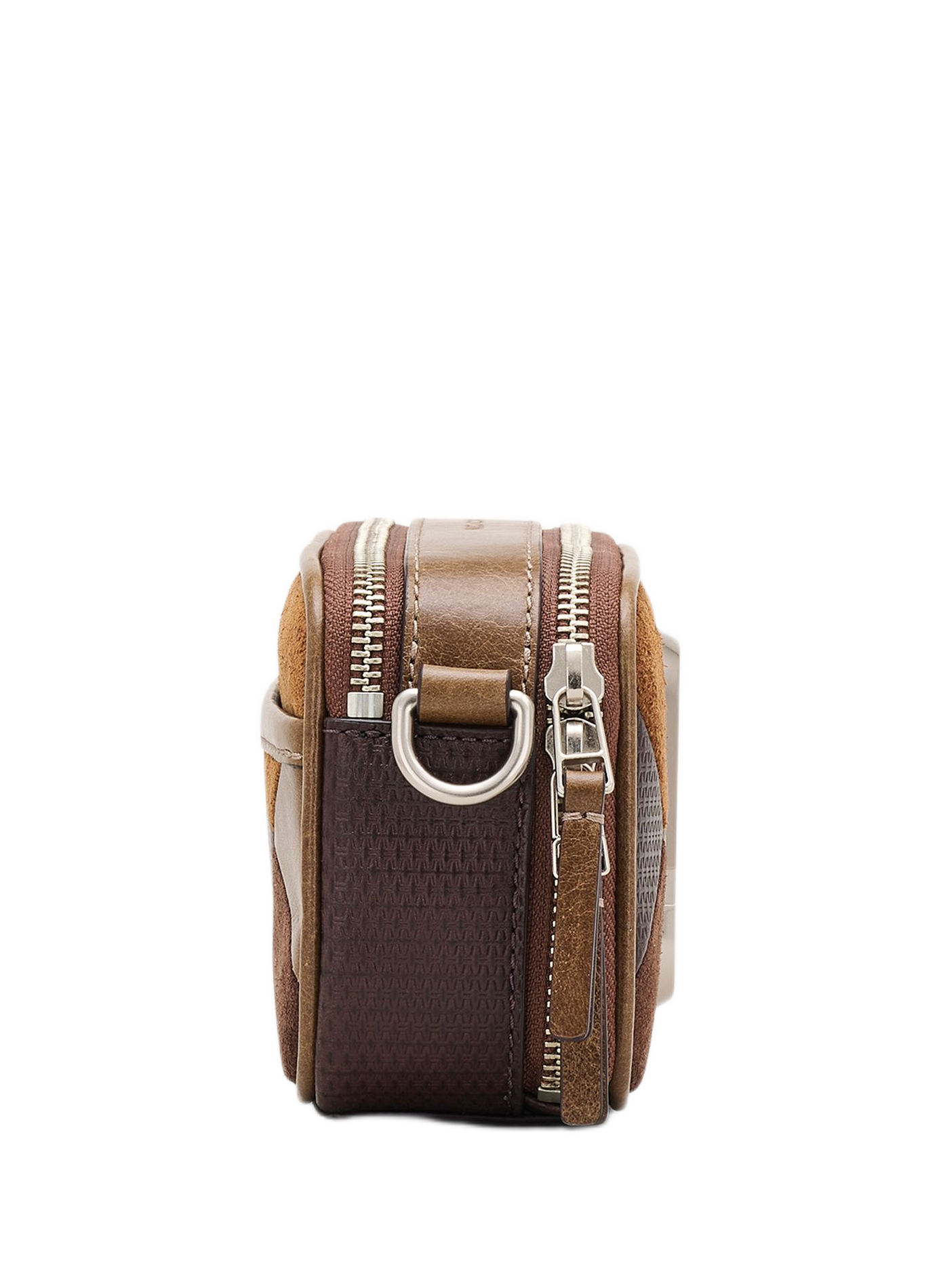 Bolso The Suede Patchwork Snapshot de cuero MARC JACOBS Marrón