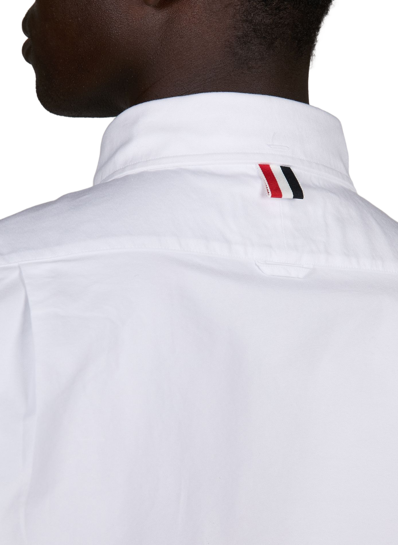 Straight cotton shirt THOM BROWNE White