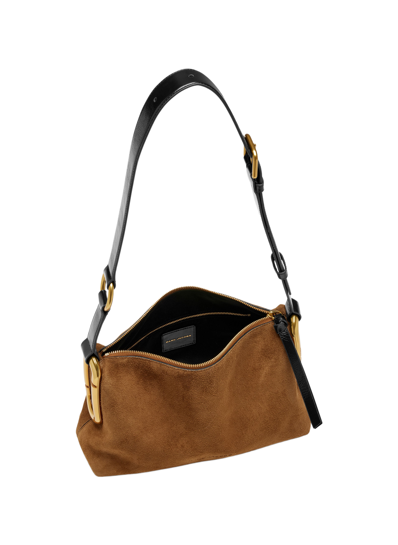 Schoudertas The Scene Medium van suède leer MARC JACOBS Bruin