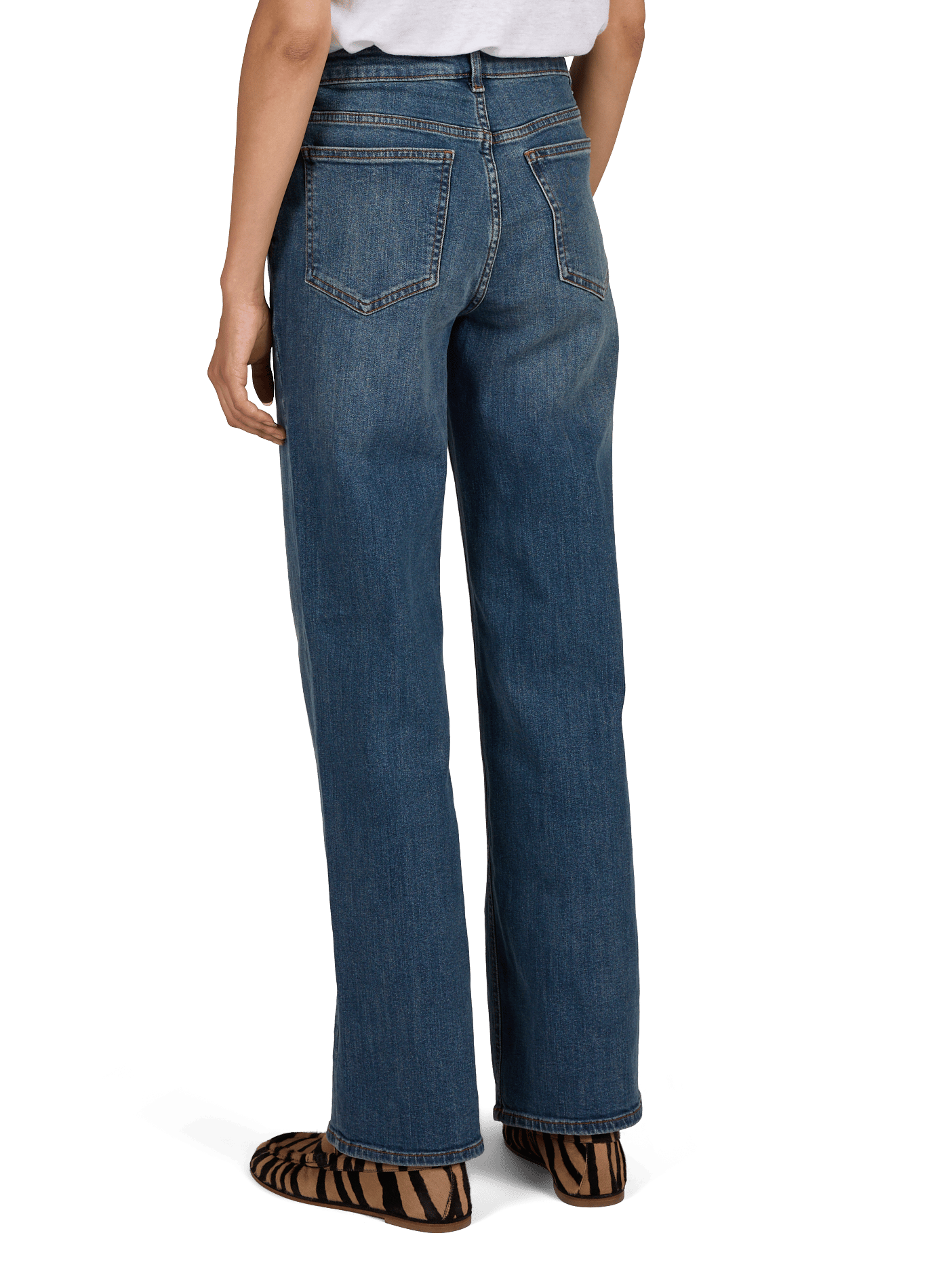 Weite Jeans VILA Blau