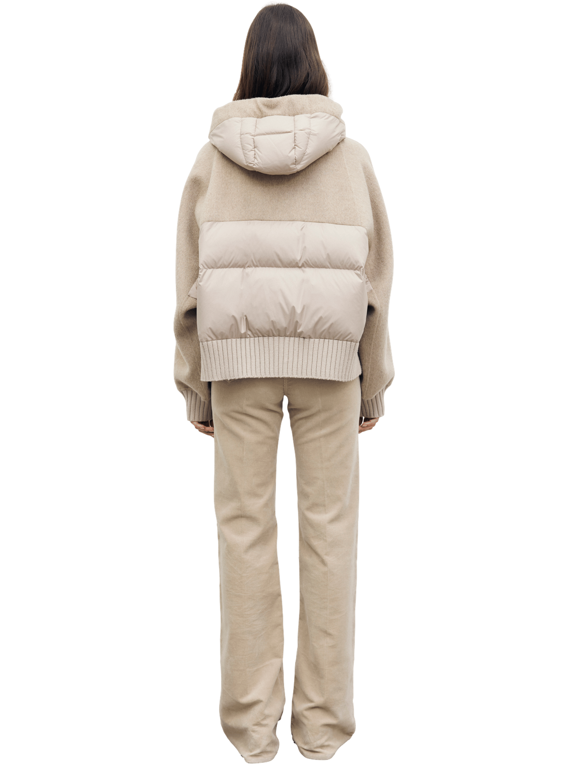 Doudoune courte en laine double face - anor GERARD DAREL Beige