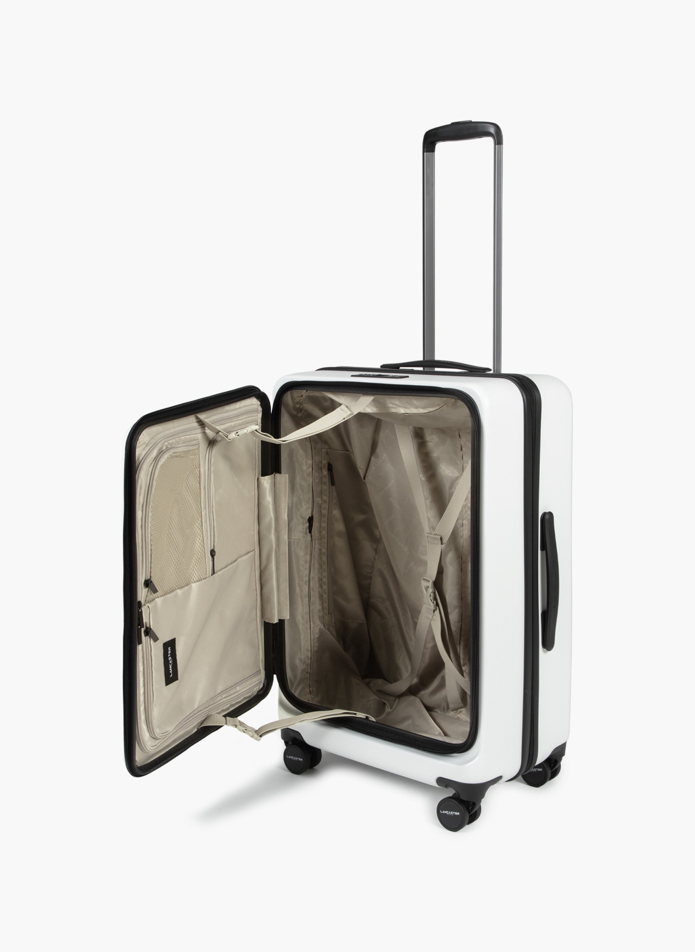 Set de 3 valises cdg - bagages LANCASTER Blanc