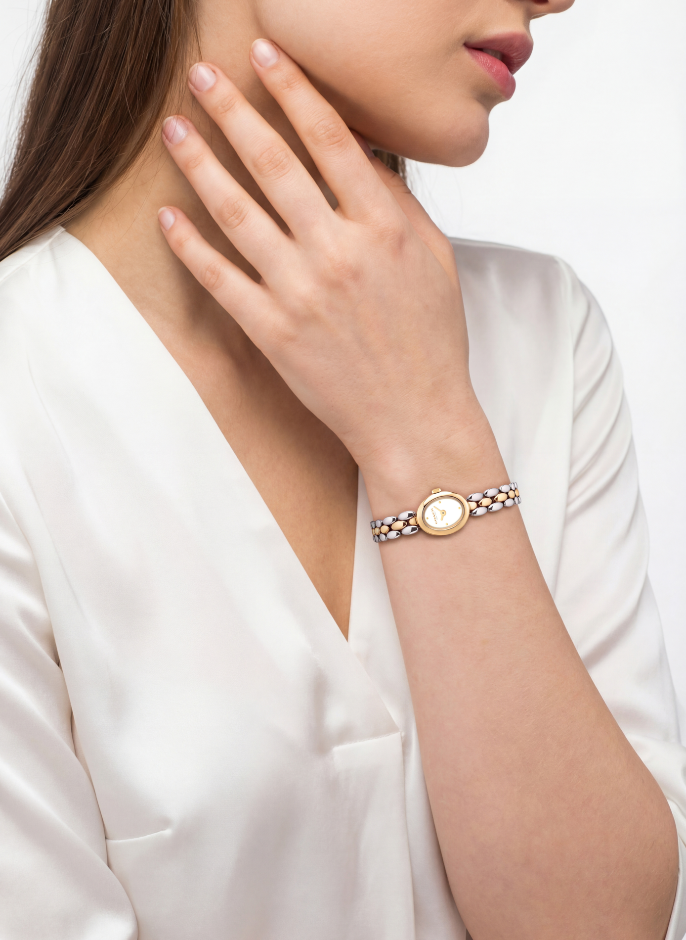 Montre quartz Sammy en acier inoxydable COACH Doré