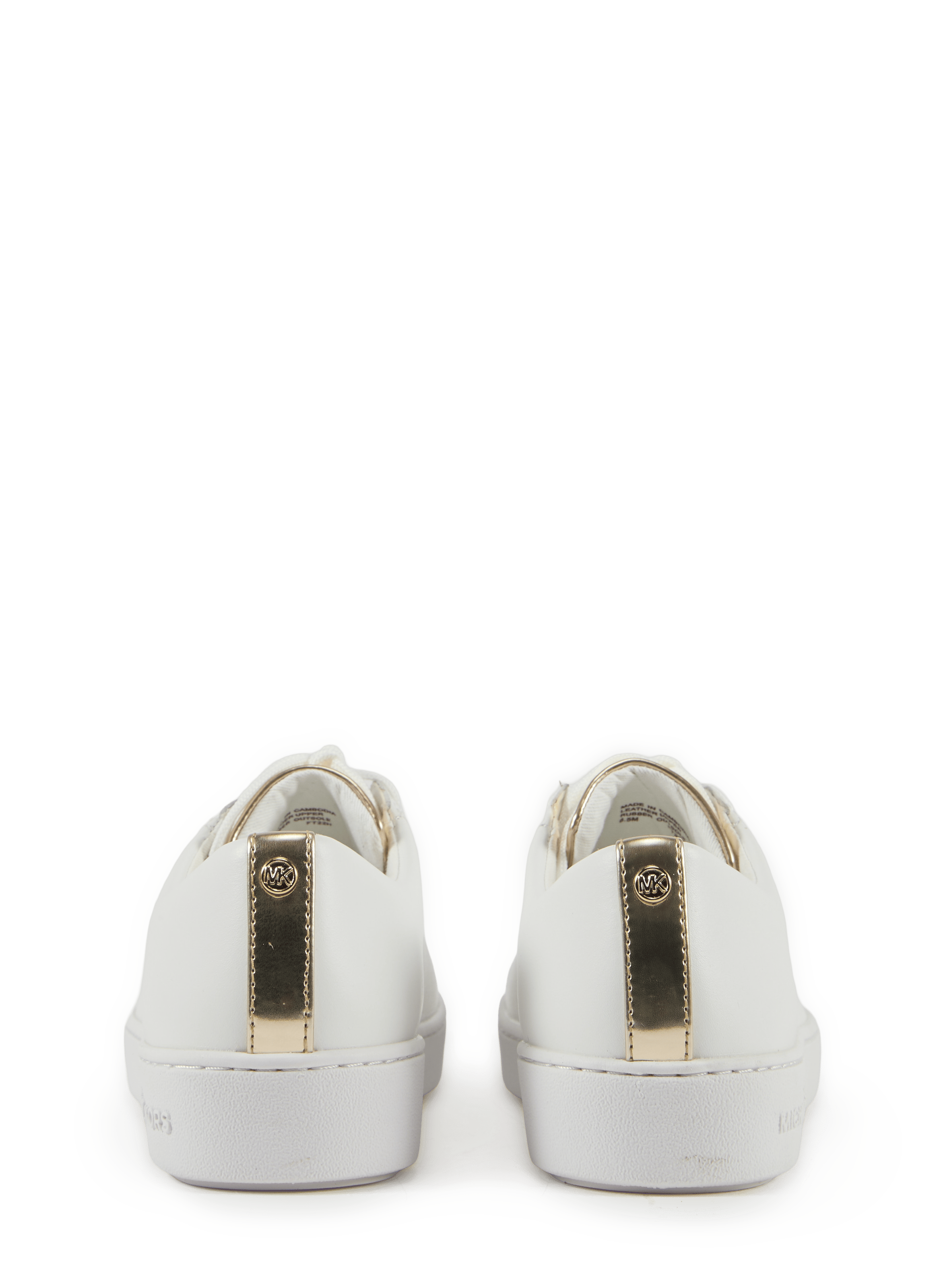 Baskets basses en cuir MICHAEL KORS Doré