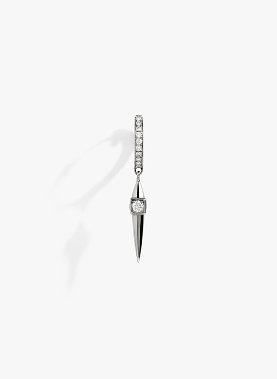Boucle en argent et diamants  | Argent by STATEMENT Boucle en argent et diamants  Argent