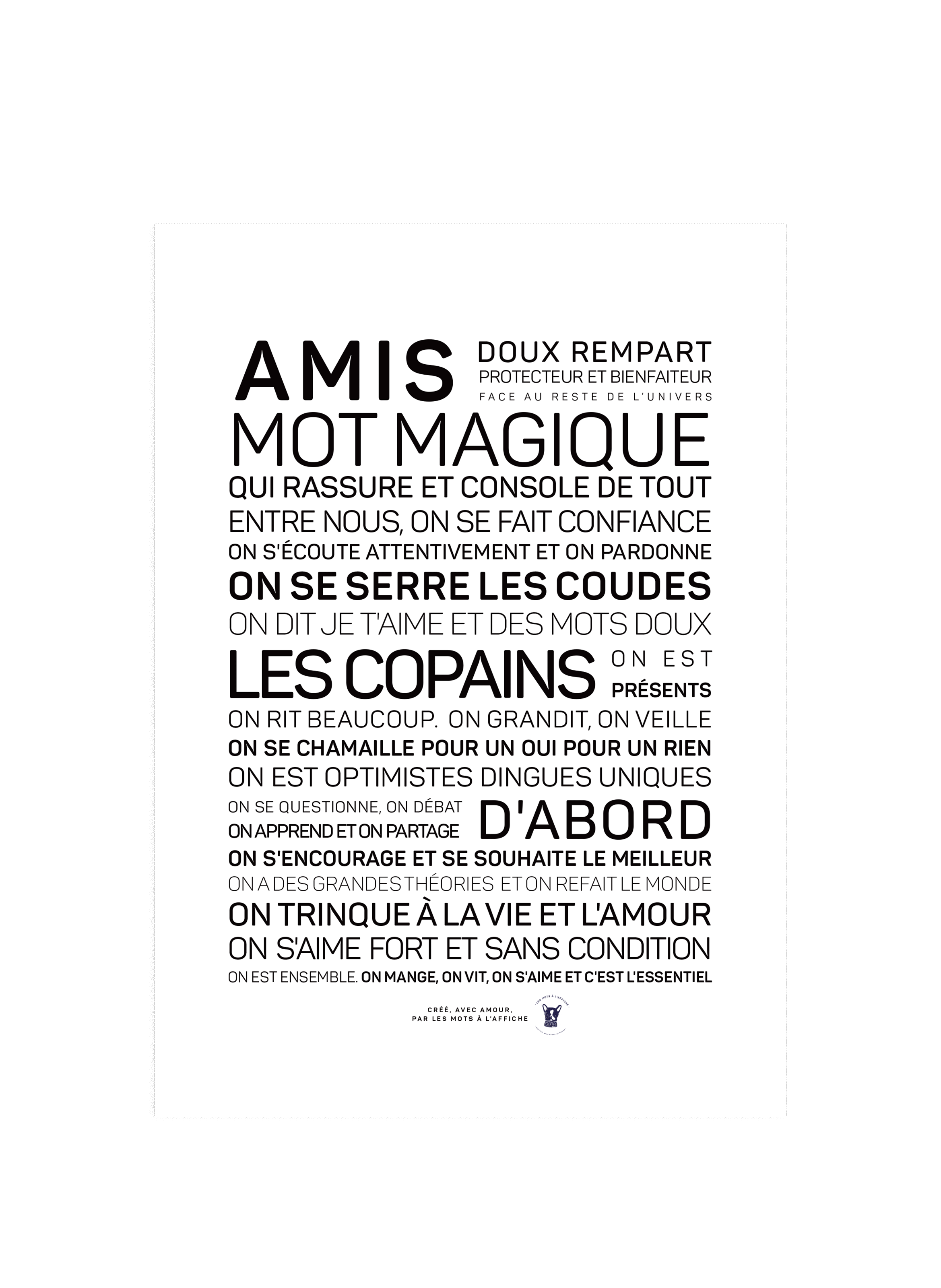 Affiche Amis
