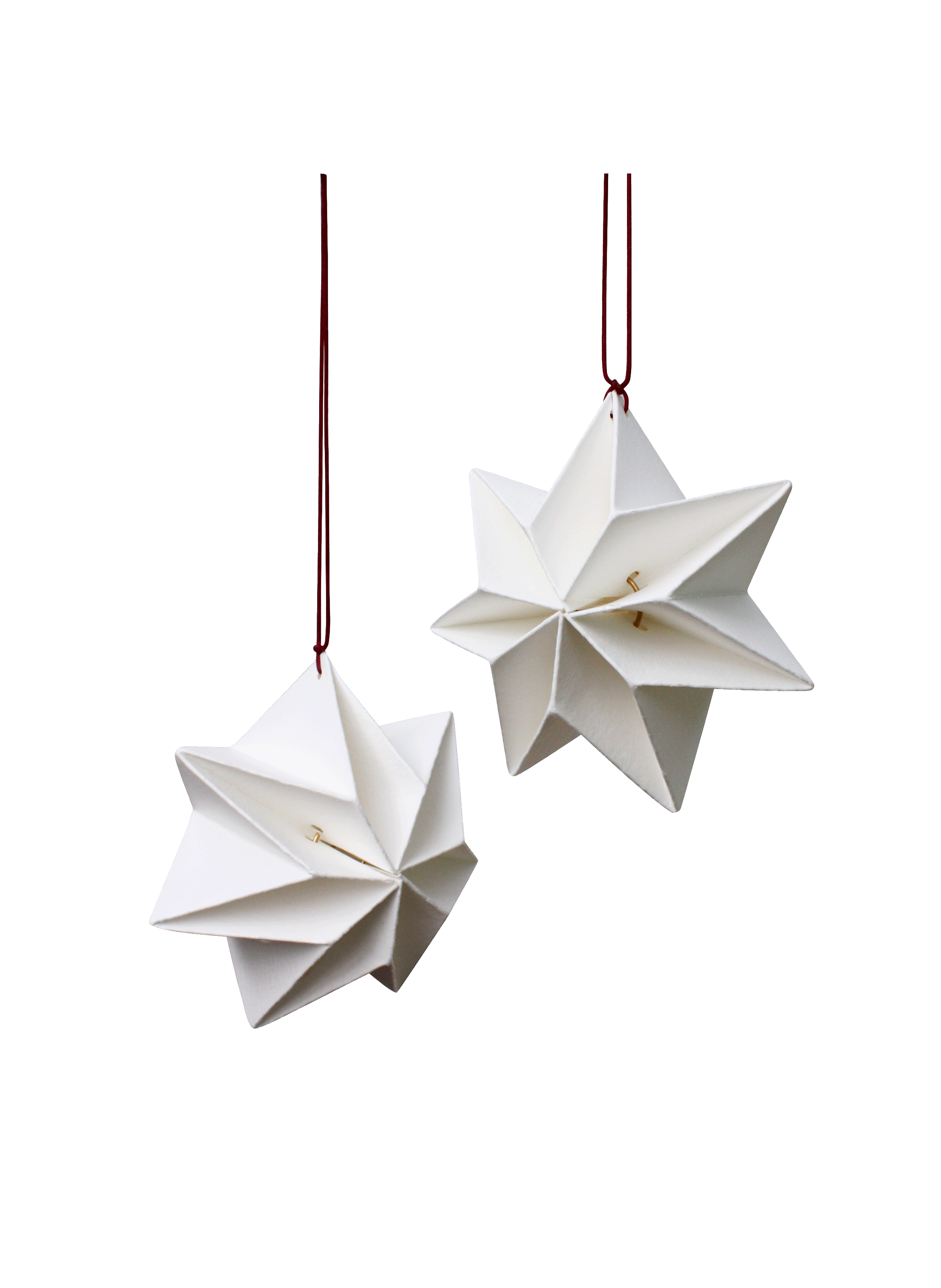 Set of six stars LIVINGLY White