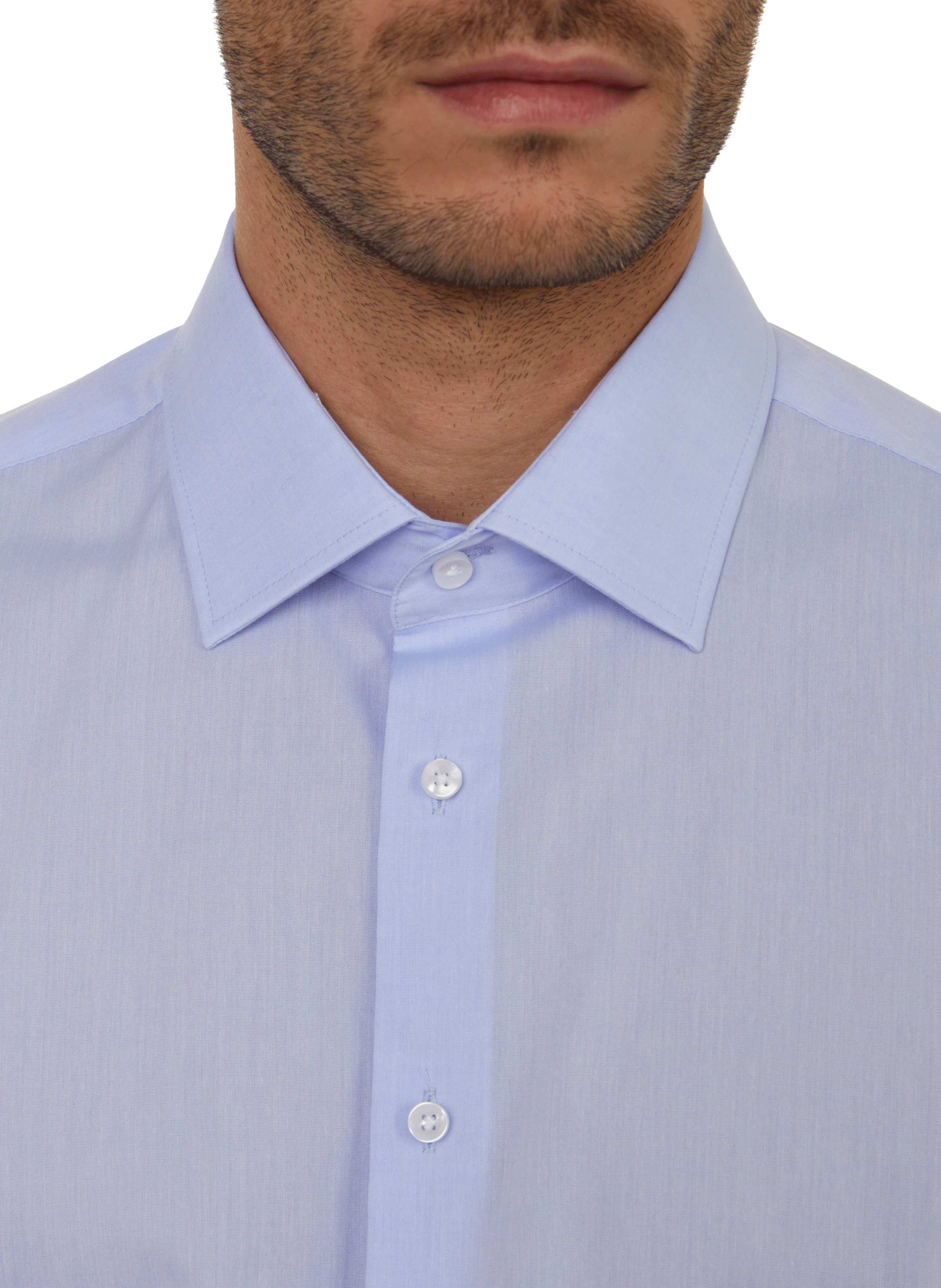 Chemise slim en coton SEIDENSTICKER Bleu