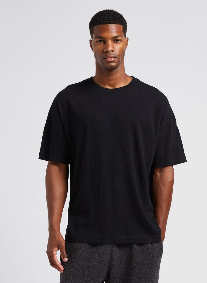 Tee-shirt col rond loose-fit en coton bysapick AMERICAN VINTAGE