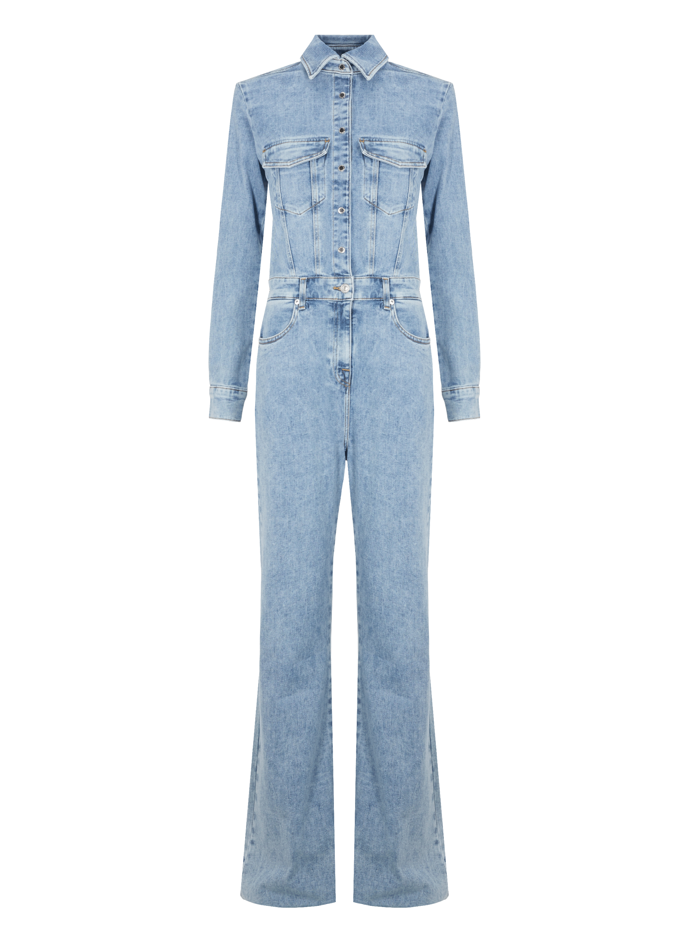 Combinaison en jean  7 FOR ALL MANKIND Bleu