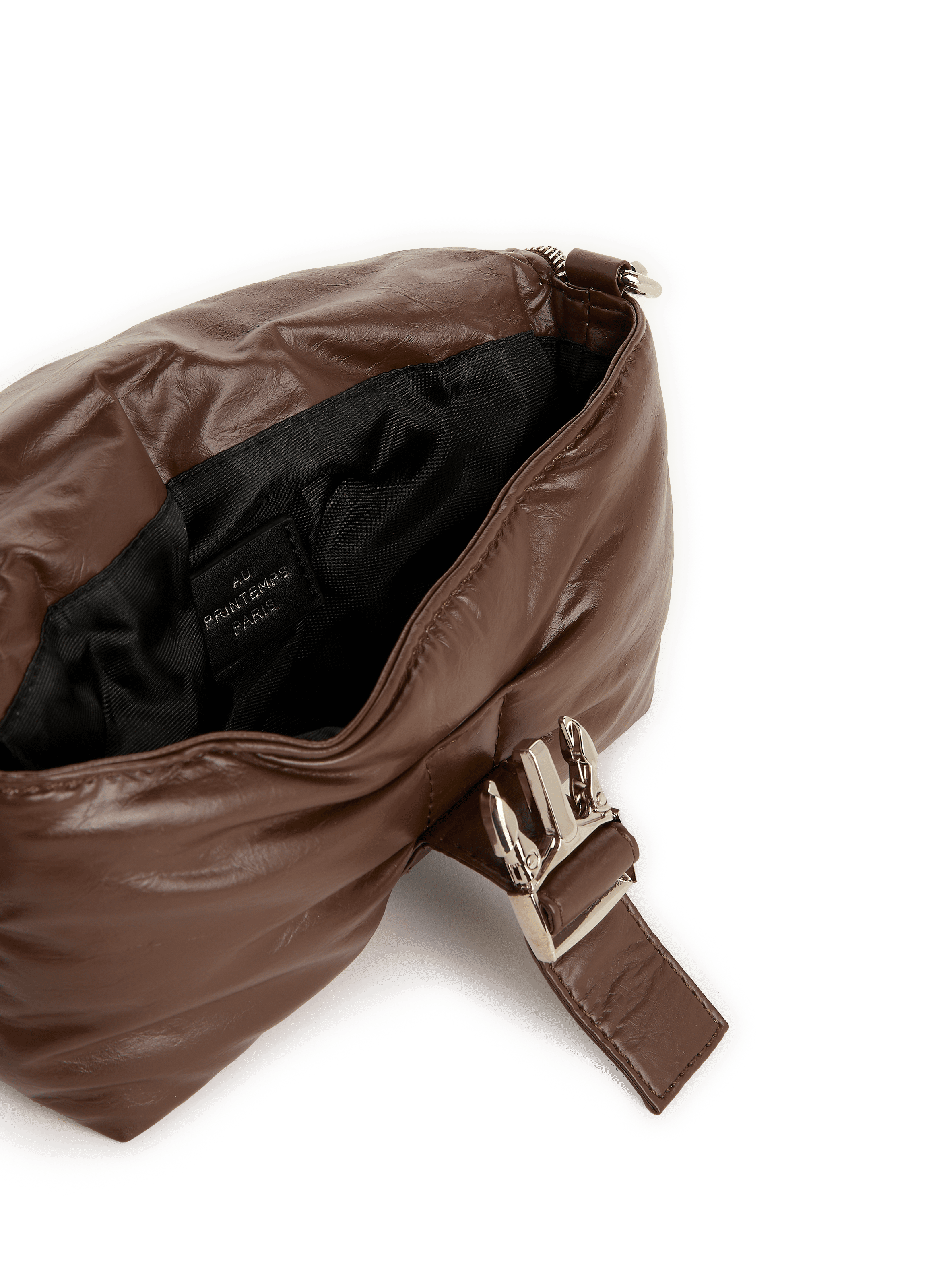 Sac à main matelassé  AU PRINTEMPS PARIS Marron