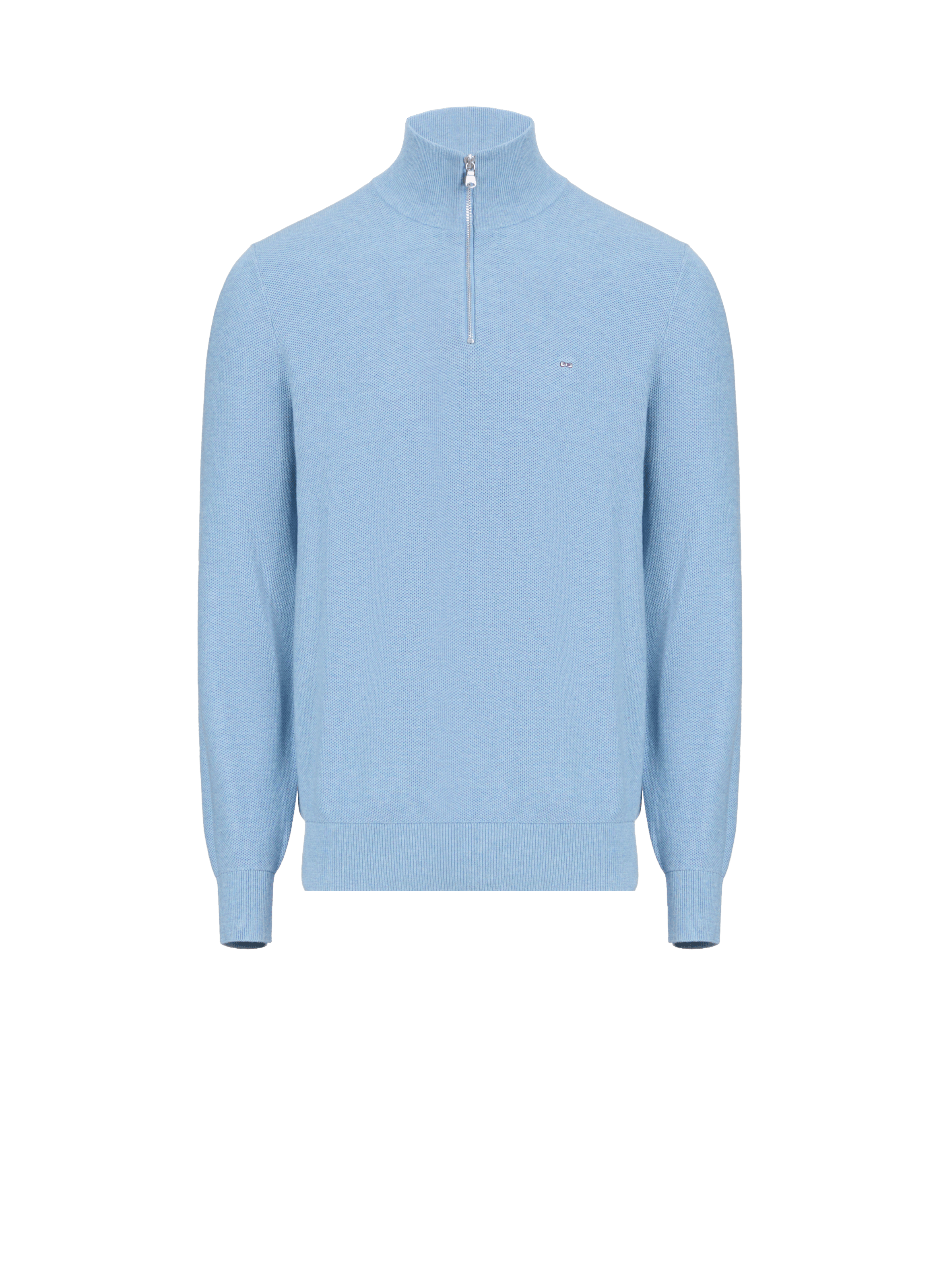 Cotton zip-up jumper EDEN PARK Blue