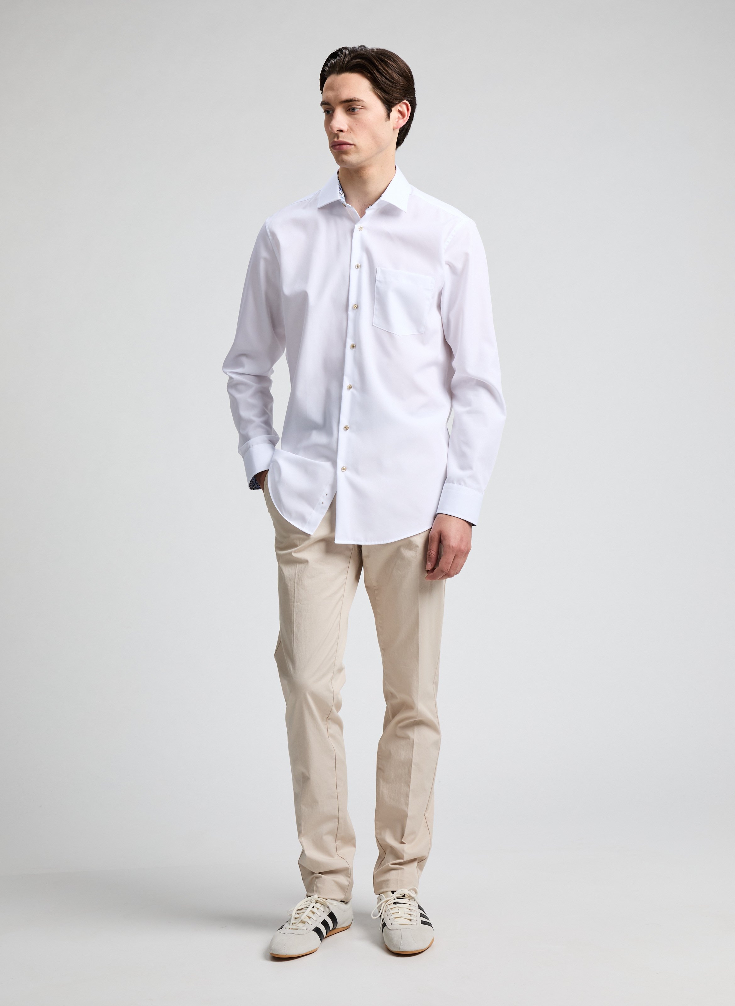 Cotton shirt SEIDENSTICKER White