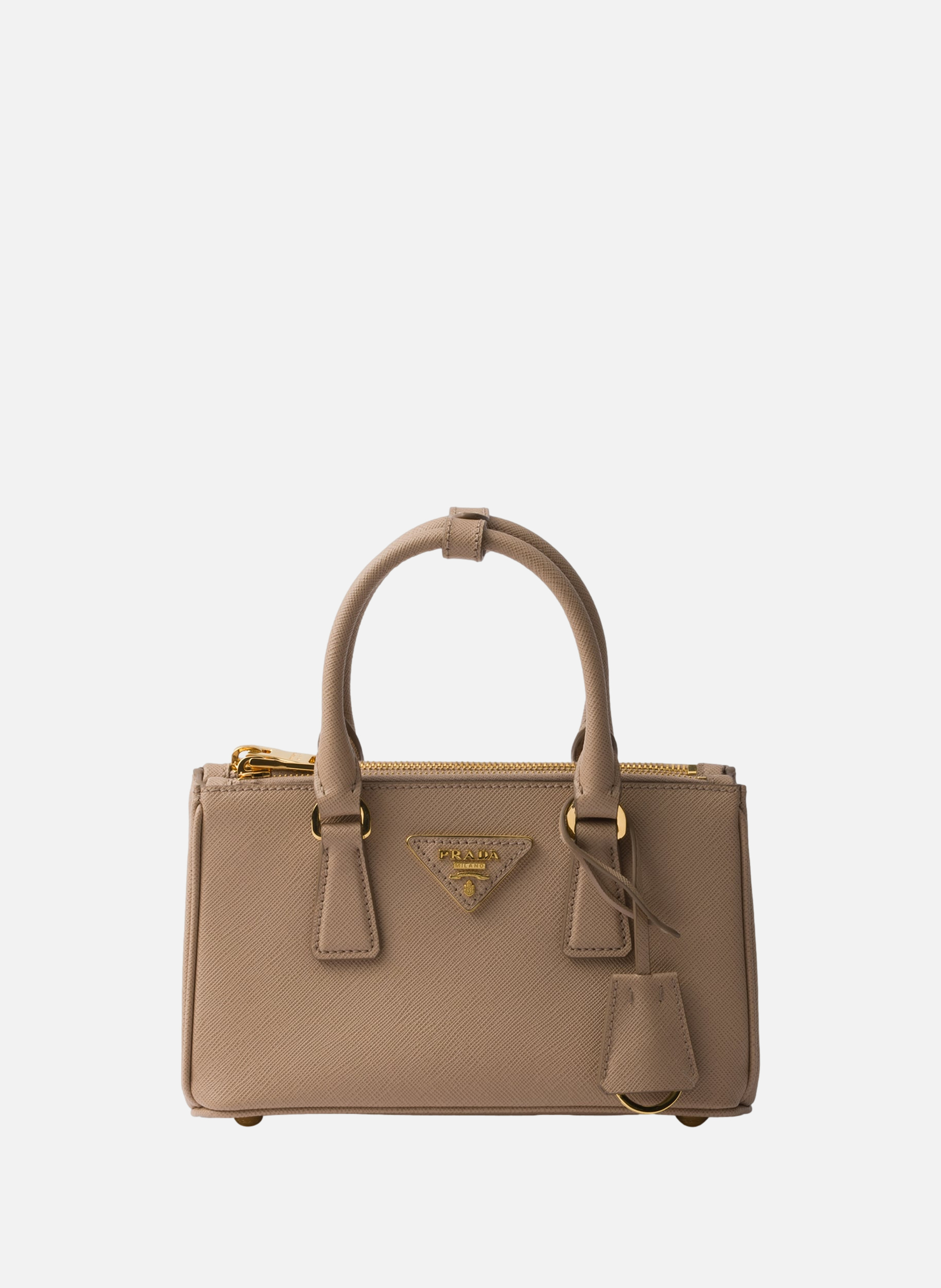 Mini sac en cuir saffiano prada galleria PRADA Rose