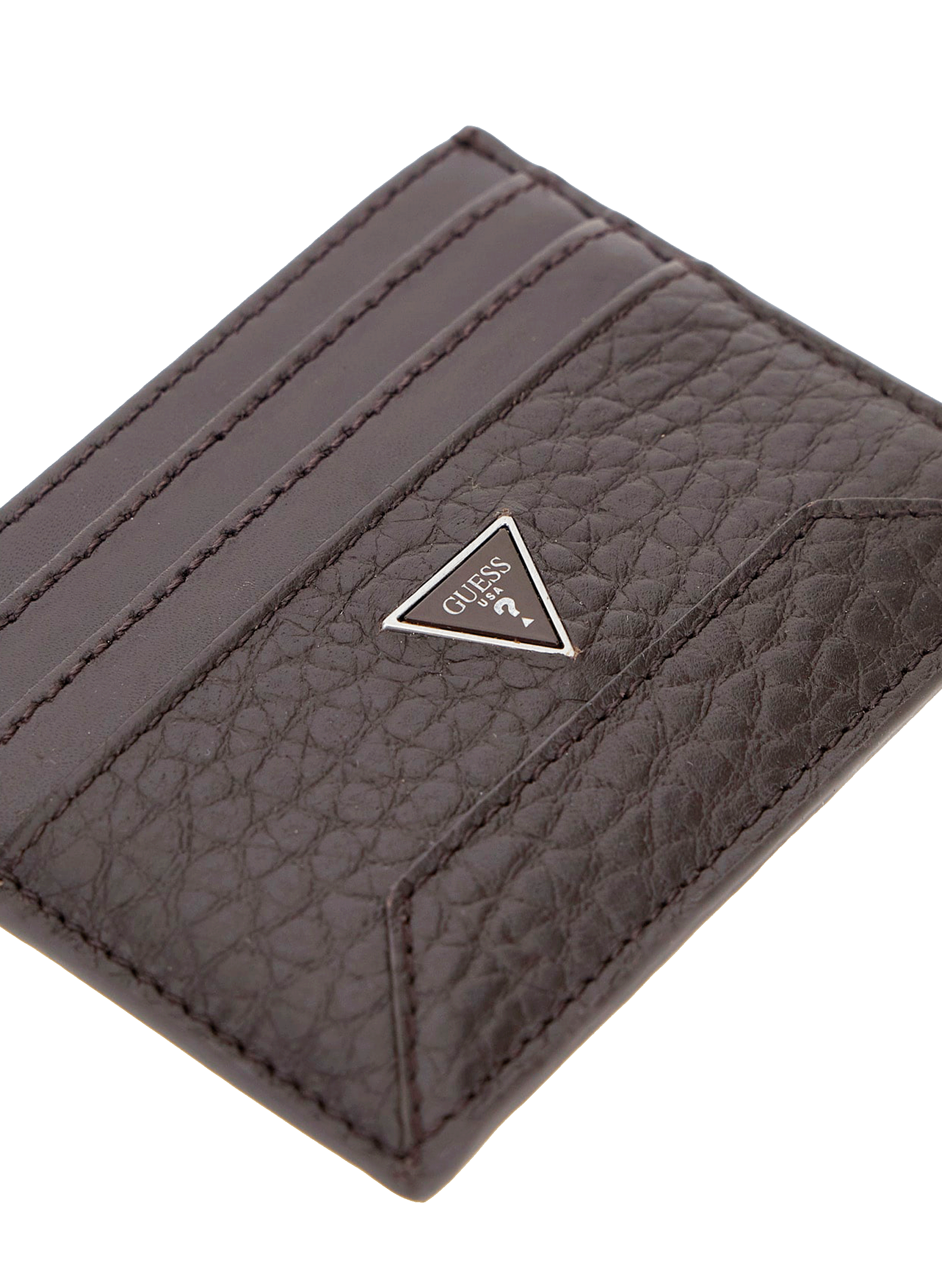 Porte-cartes en cuir grainé GUESS Multicolore