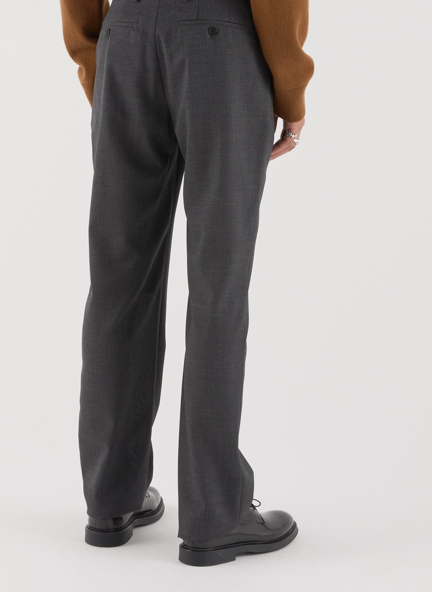 Calfskin leather lace-up loafers SAISON 1865 Black