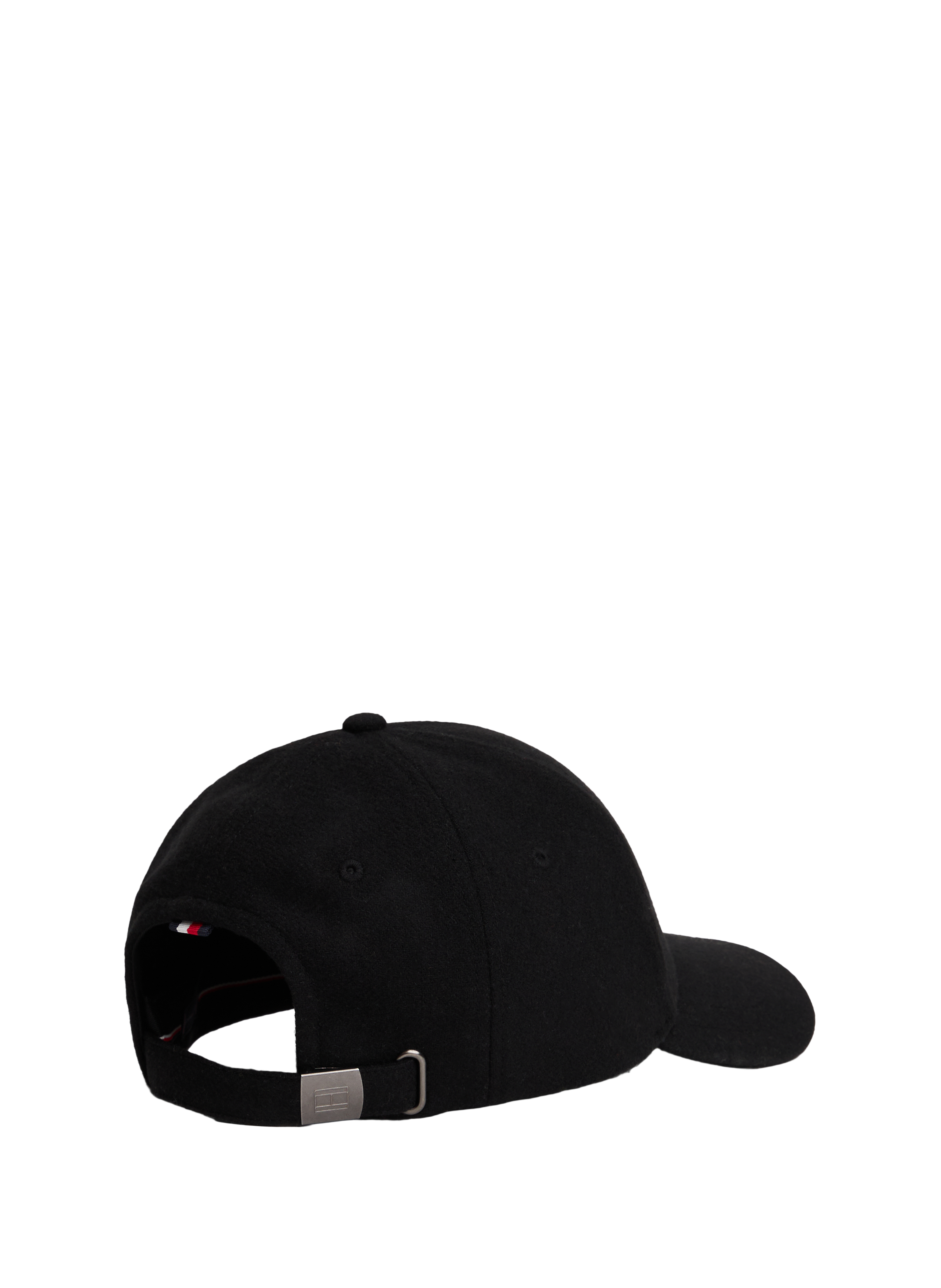 Wool-blend baseball cap TOMMY HILFIGER Black