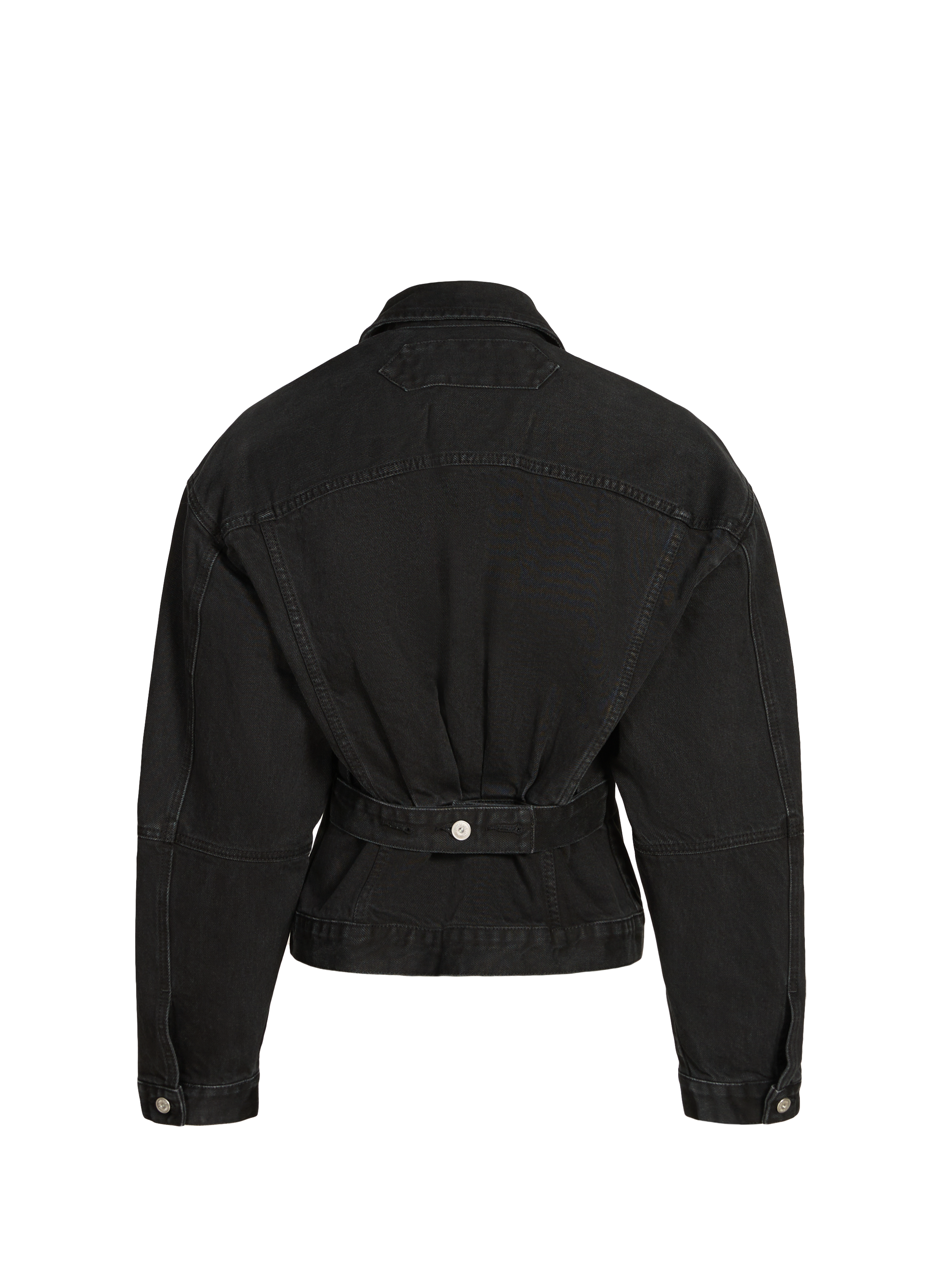 Veste de-Nîmes en coton JACQUEMUS Noir