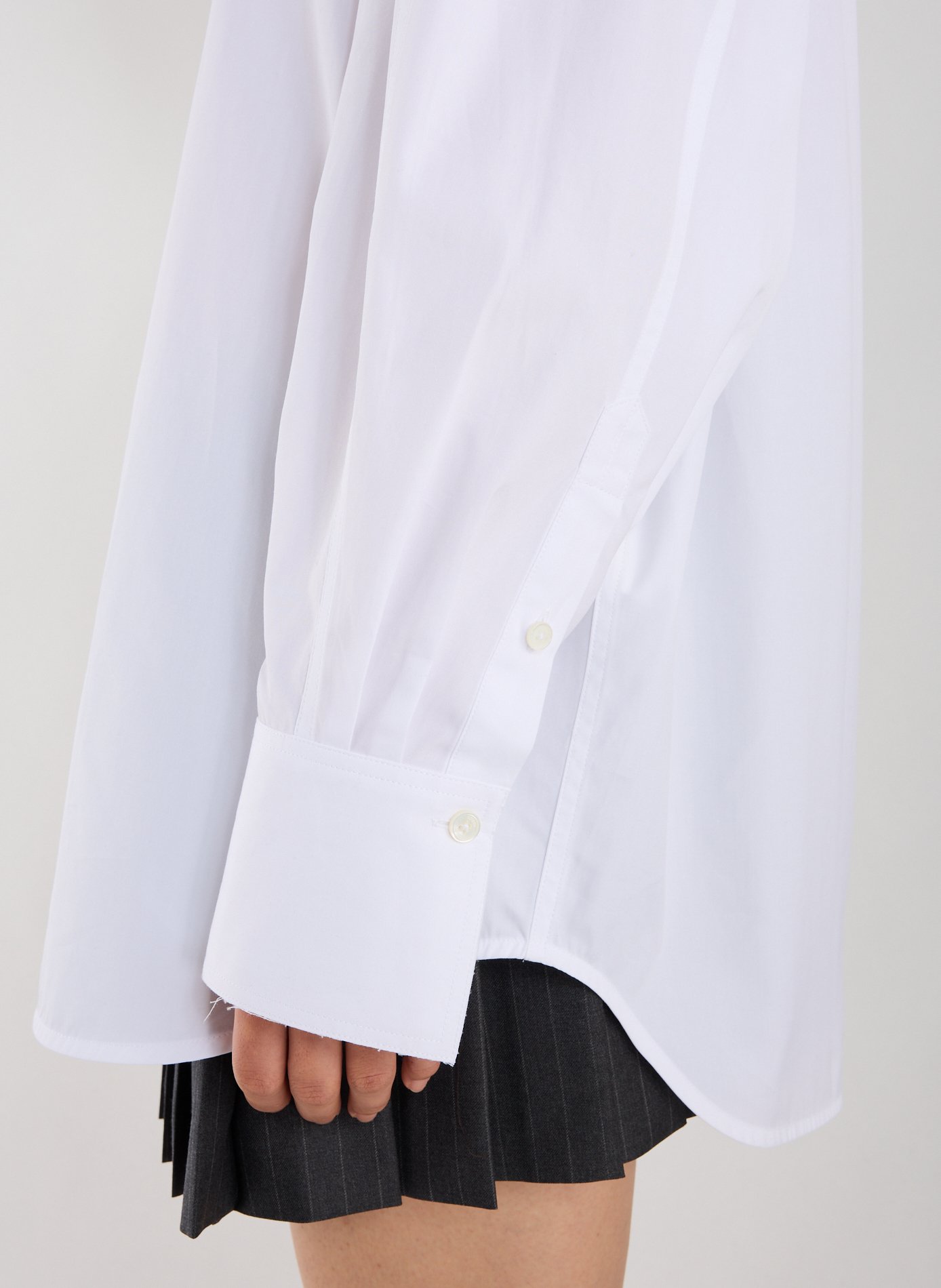 Oversize cotton shirt TOTEME White