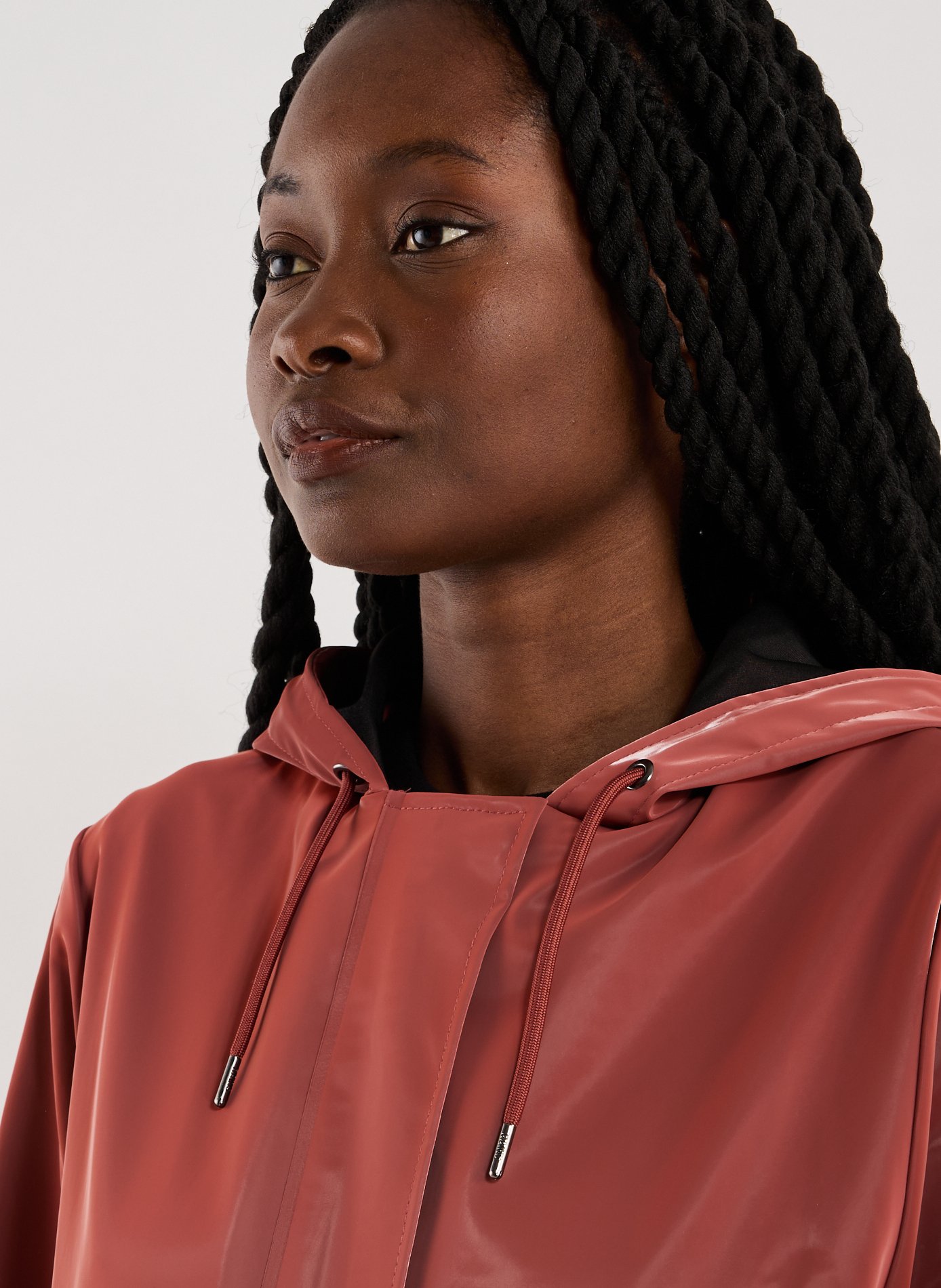 Parka à capuche réglable RAINS Multicolore