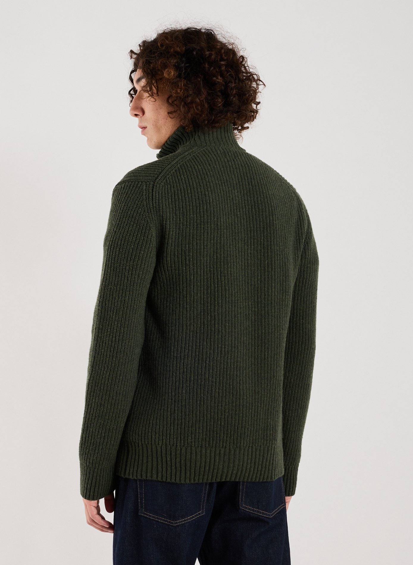 Gefil knitted cardigan AU PRINTEMPS PARIS Khaki