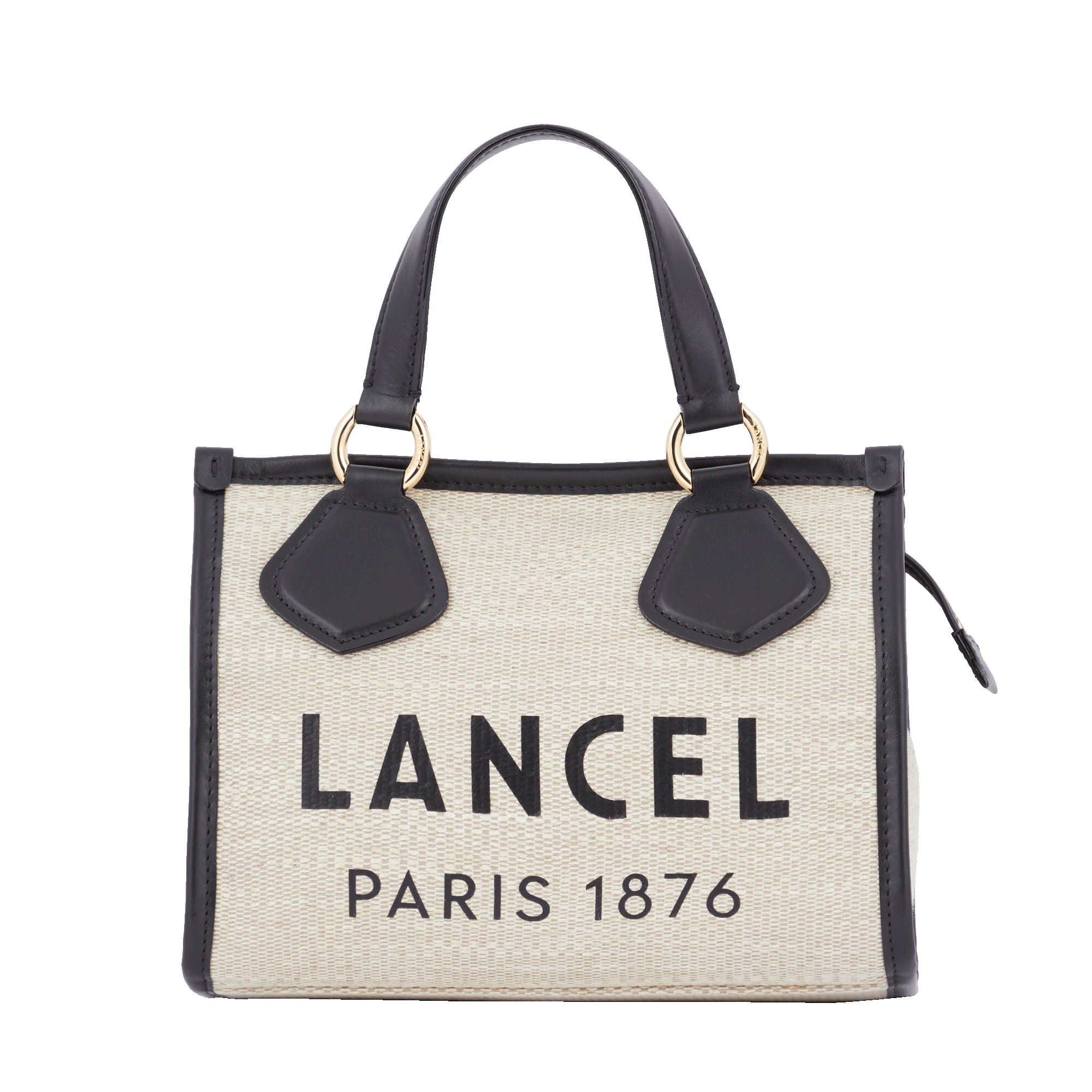 LANCEL Cabas zippé s - summer tote Noir