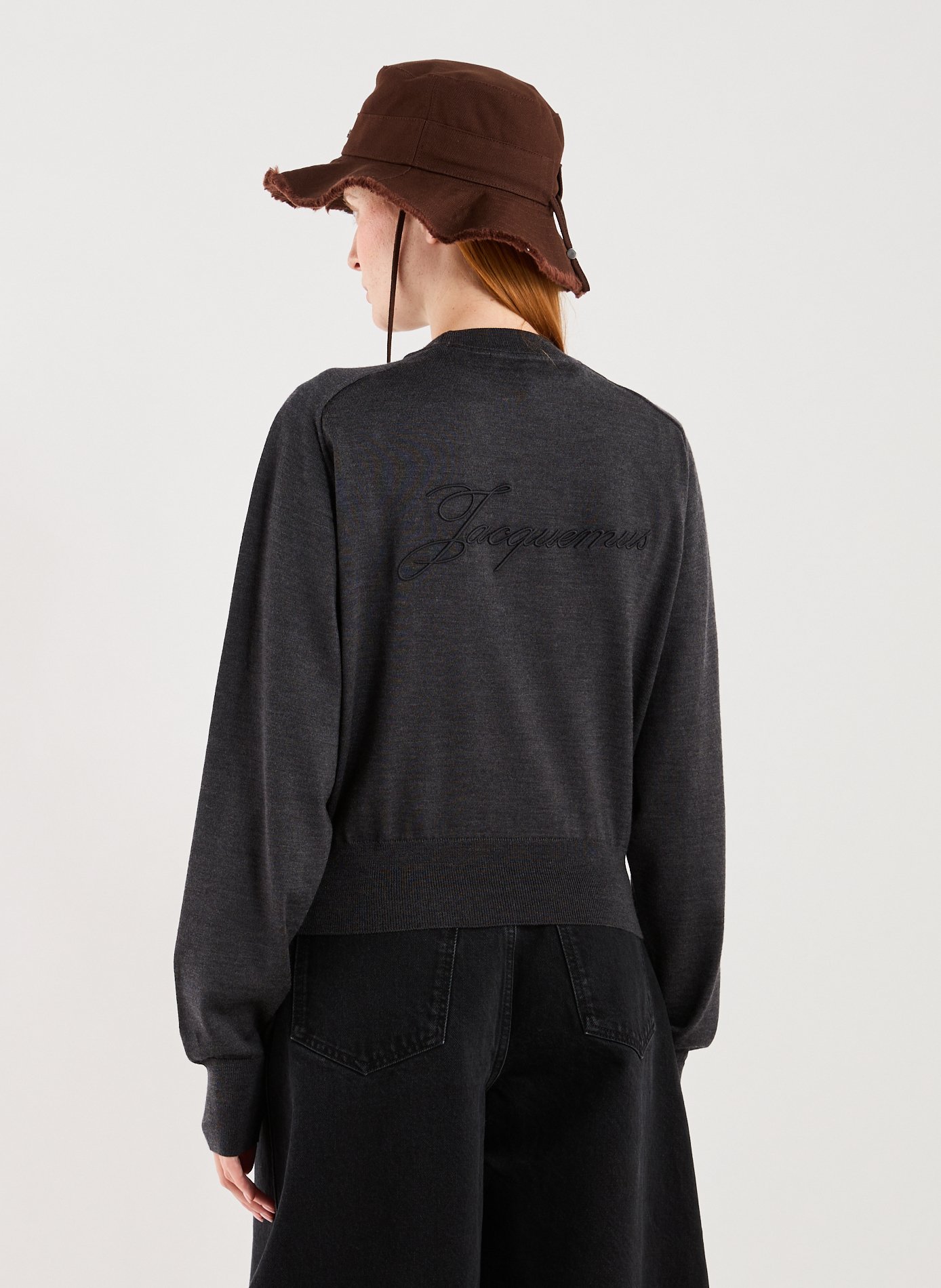 Wool sweatshirt JACQUEMUS Grey