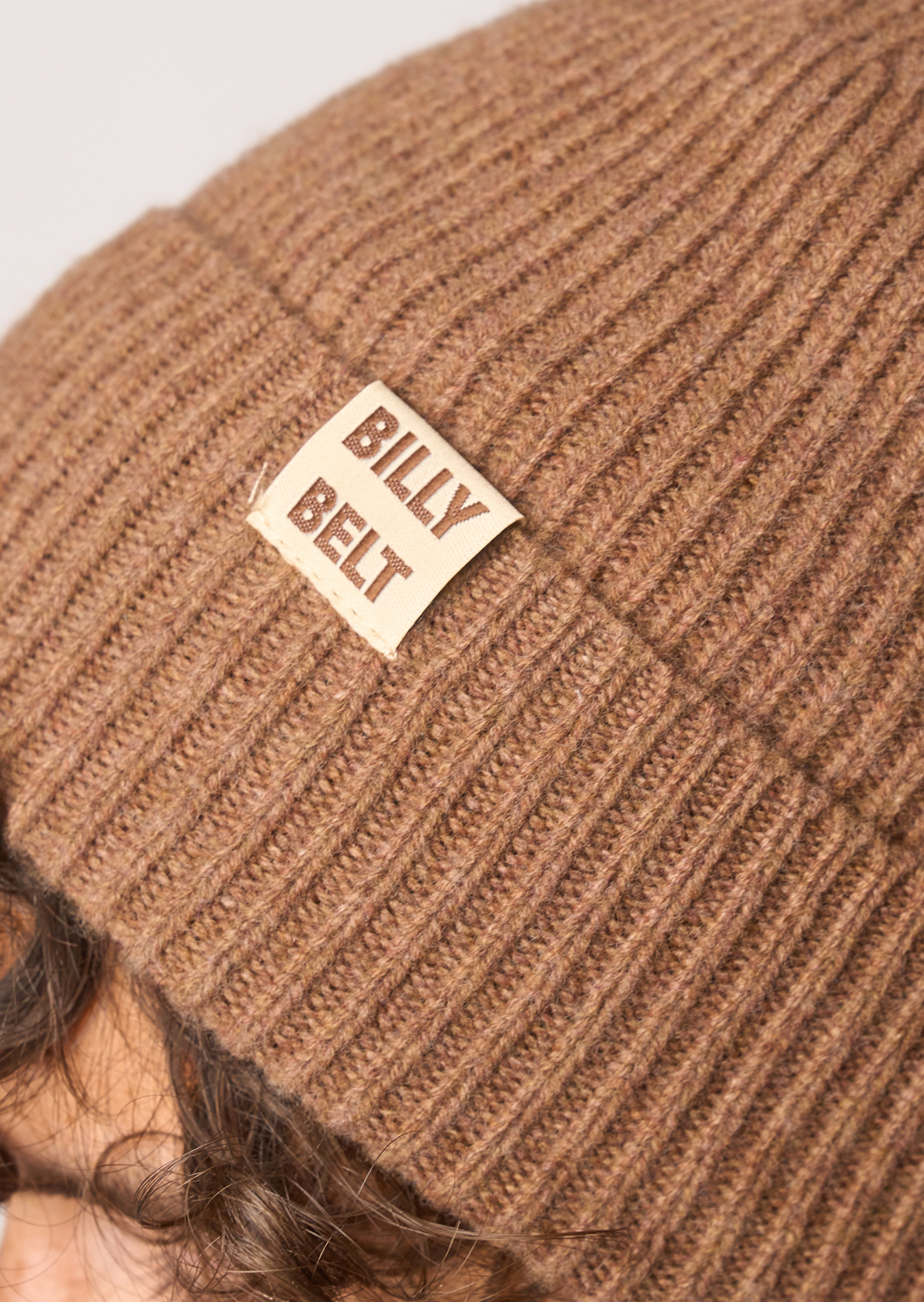Bonnet en laine BILLYBELT Marron