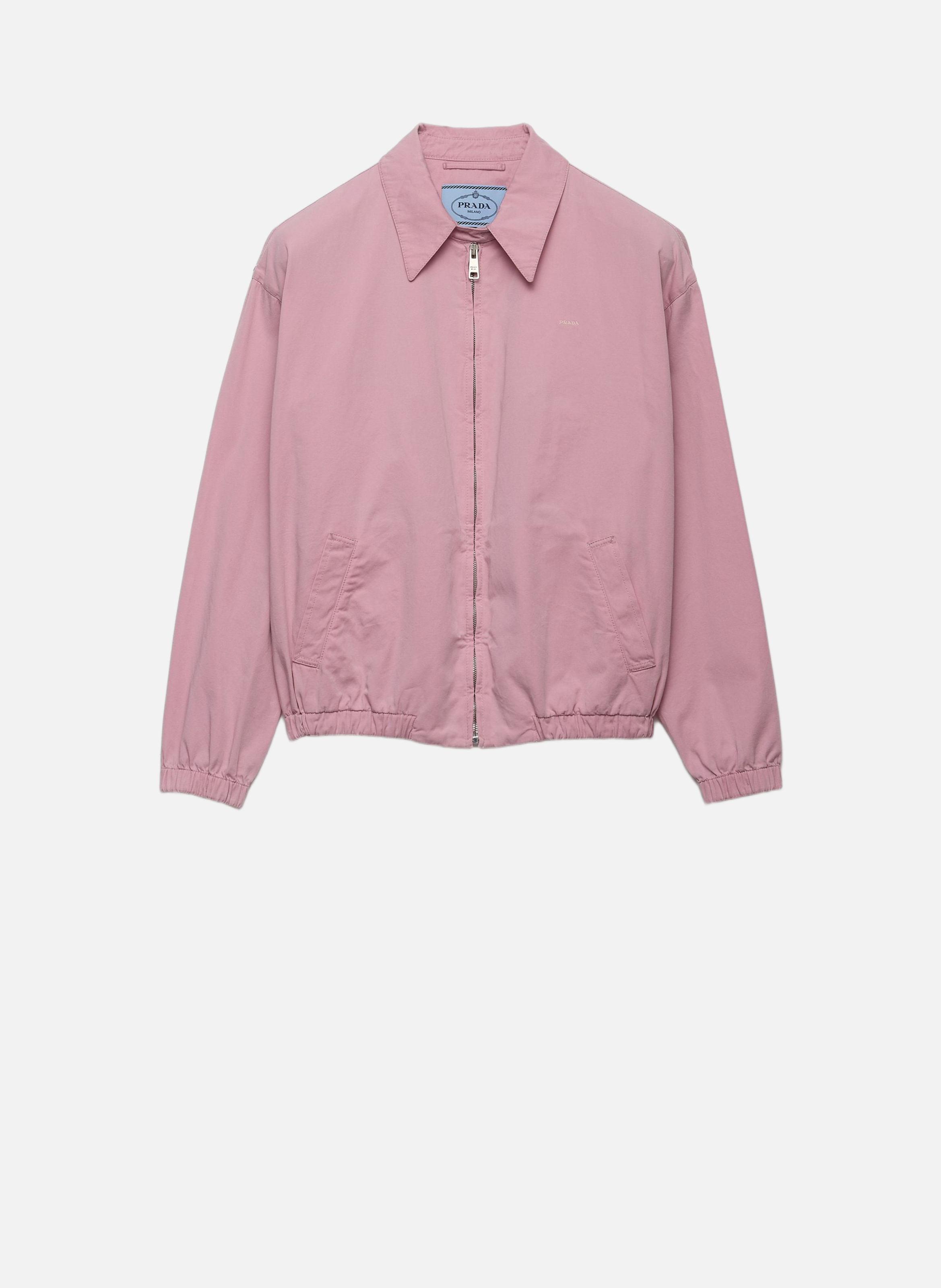 Blouson en gabardine ancienne PRADA Rose