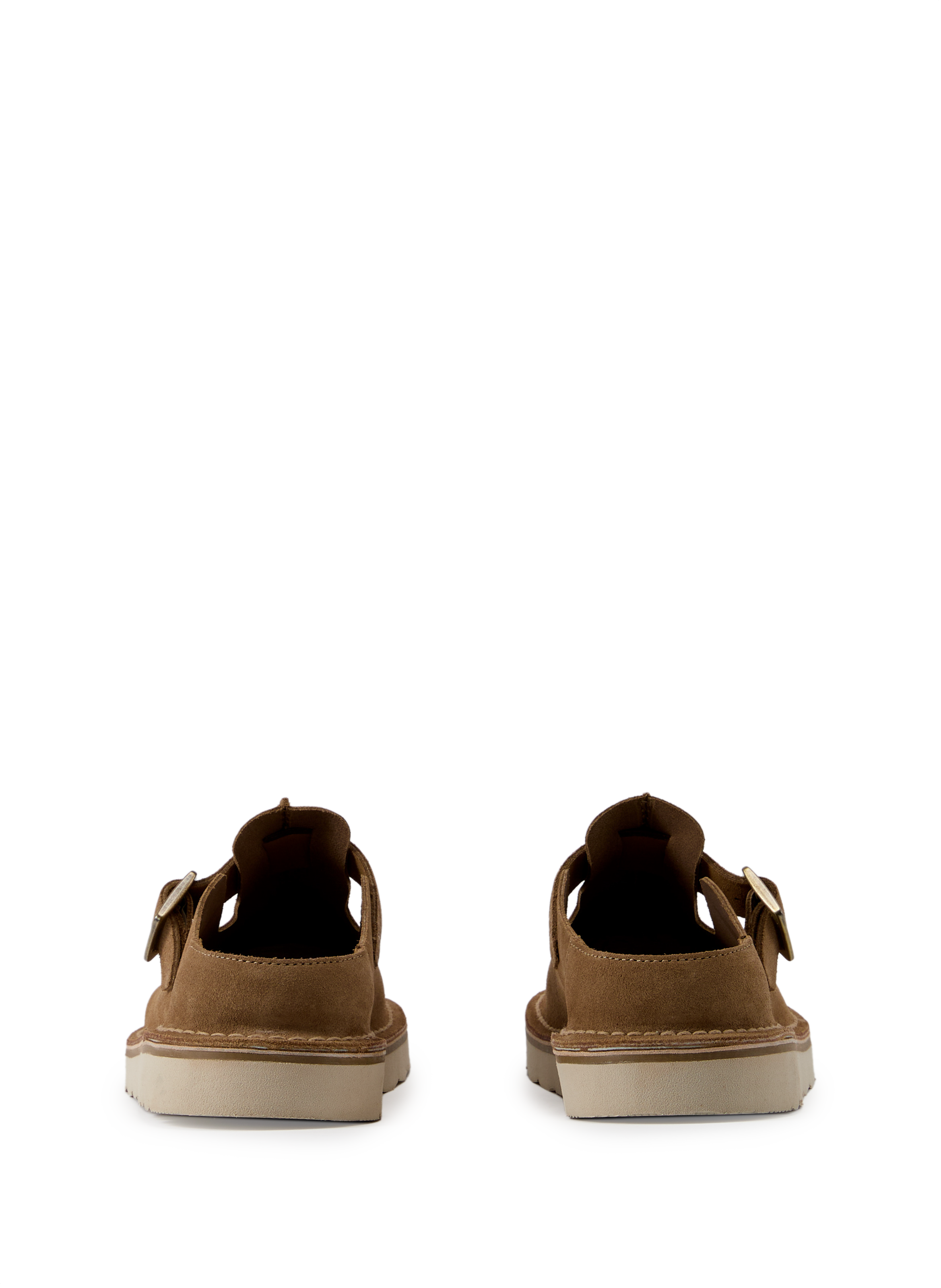 Mules en cuir CLARKS Marron