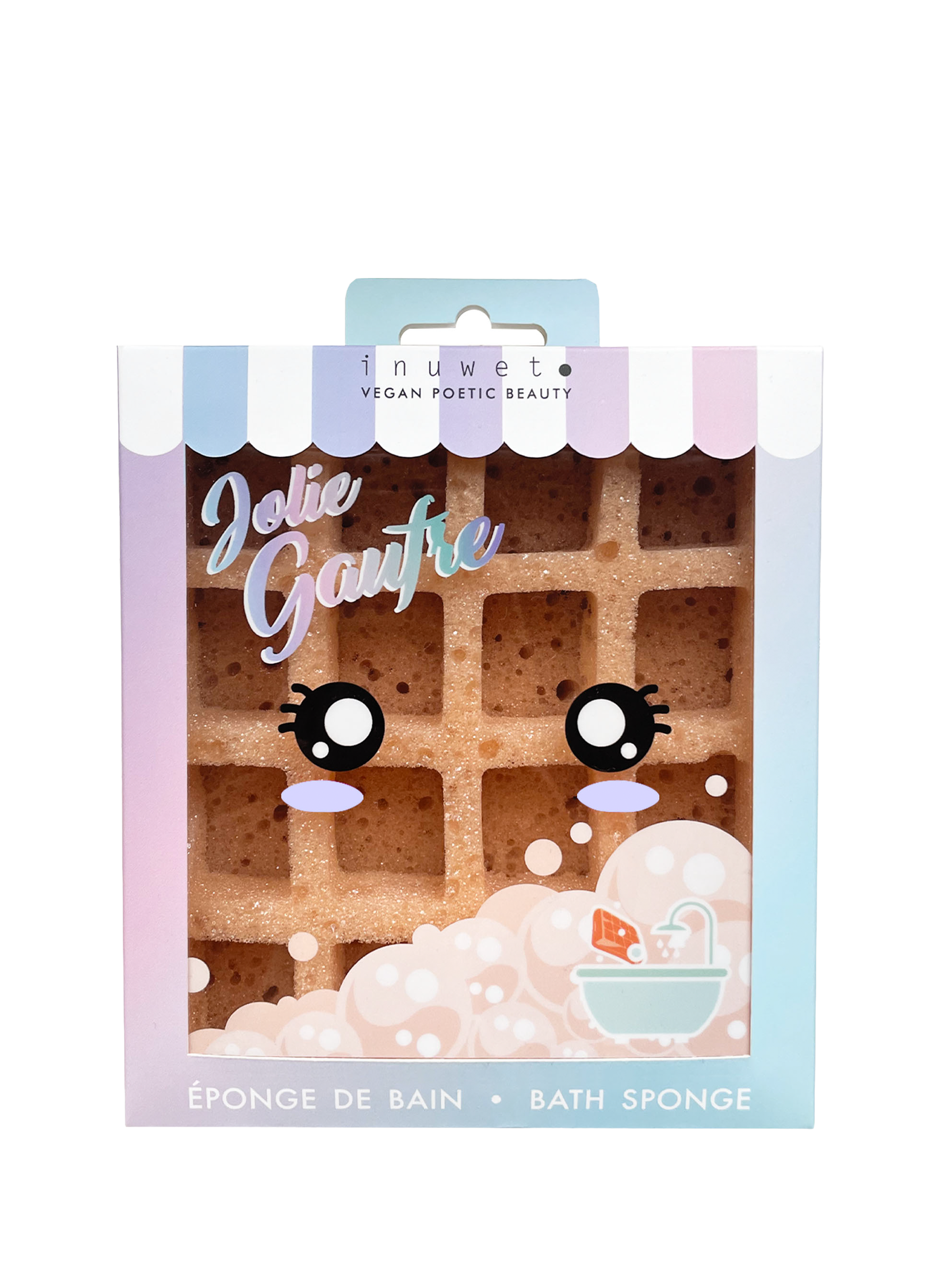 Waffle Shower Sponge No color