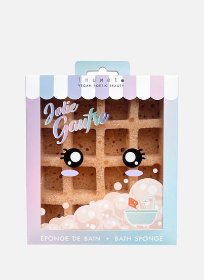 Waffle Shower Sponge INUWET Waffle Shower Sponge INUWET