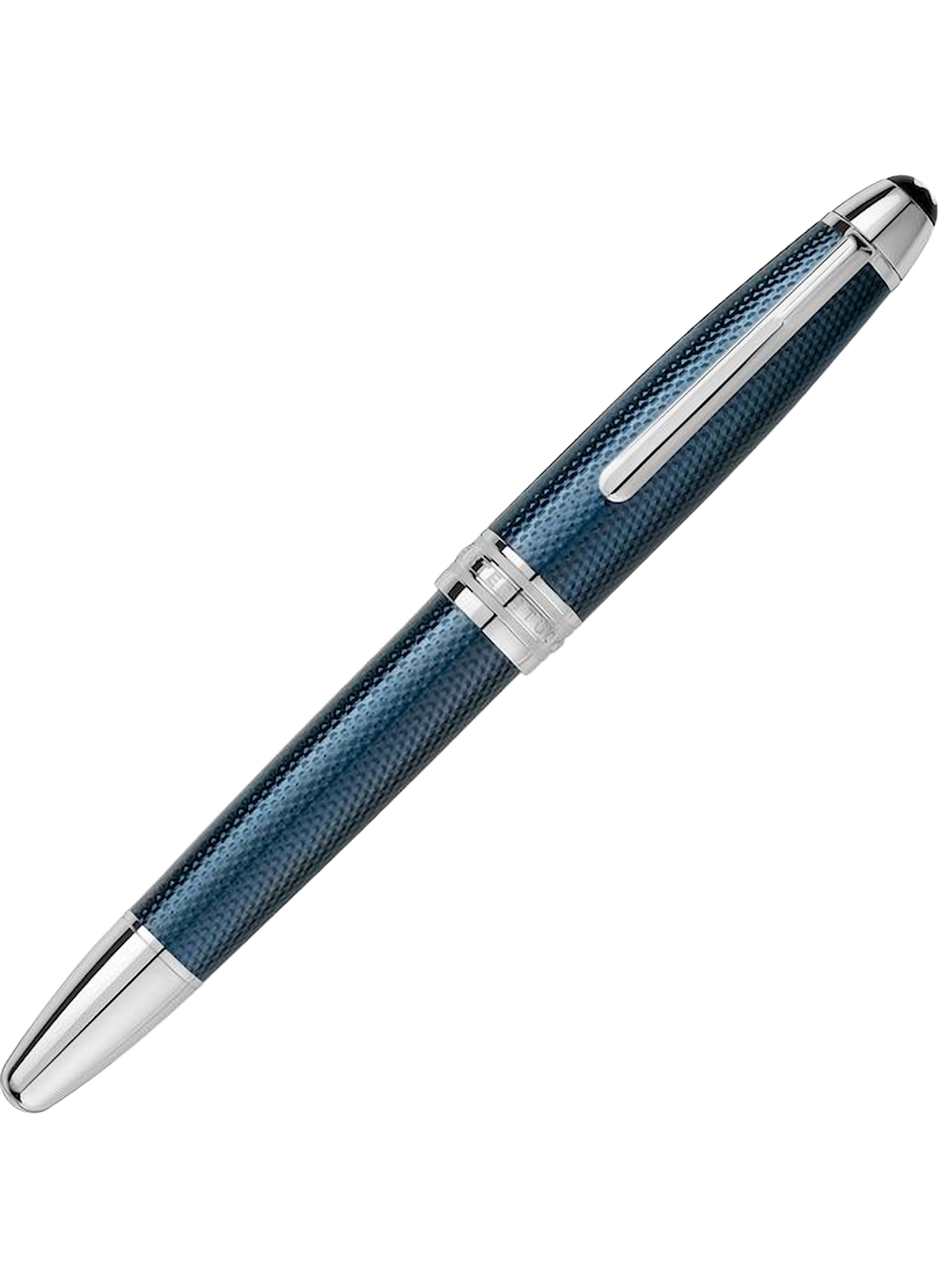 Stylo texturé en laque MONTBLANC Bleu