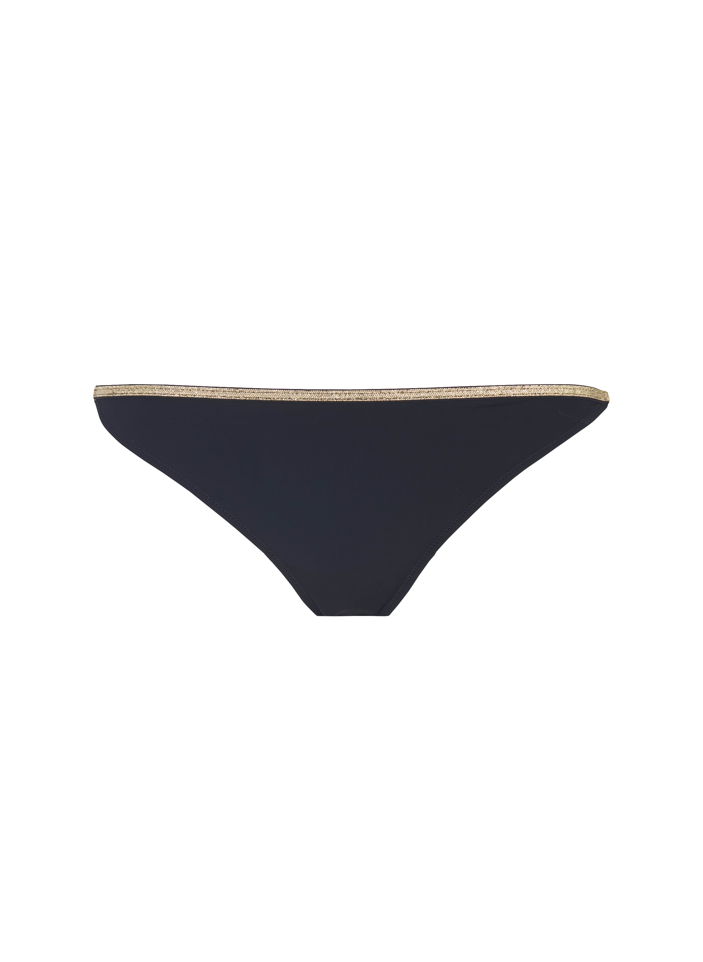 Culotte de bain Georgia en fibres recyclées mélangées LA NOUVELLE Noir