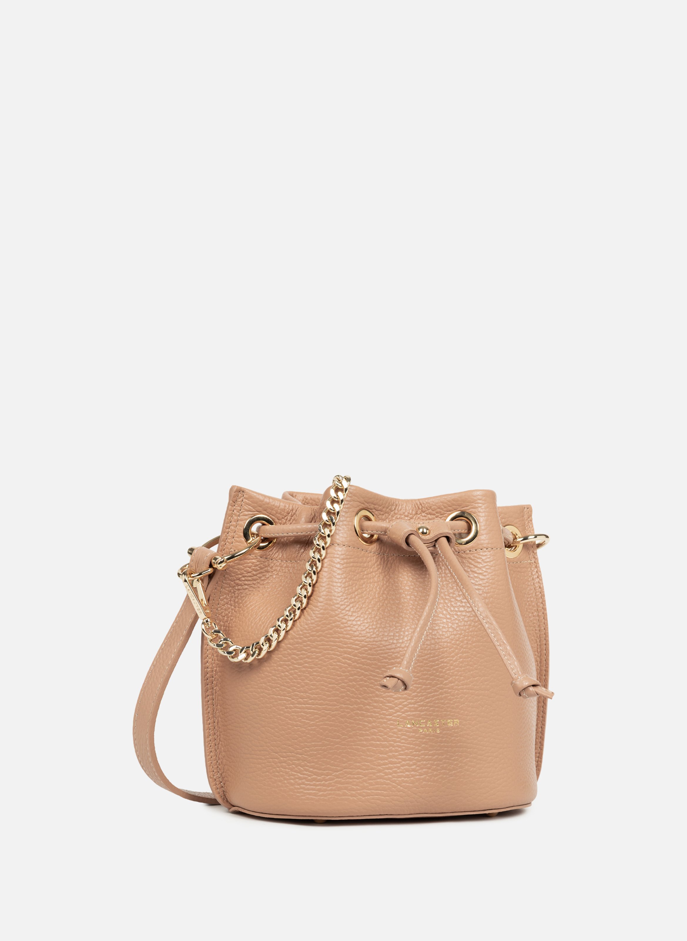 Small bucket bag - alba double LANCASTER Beige