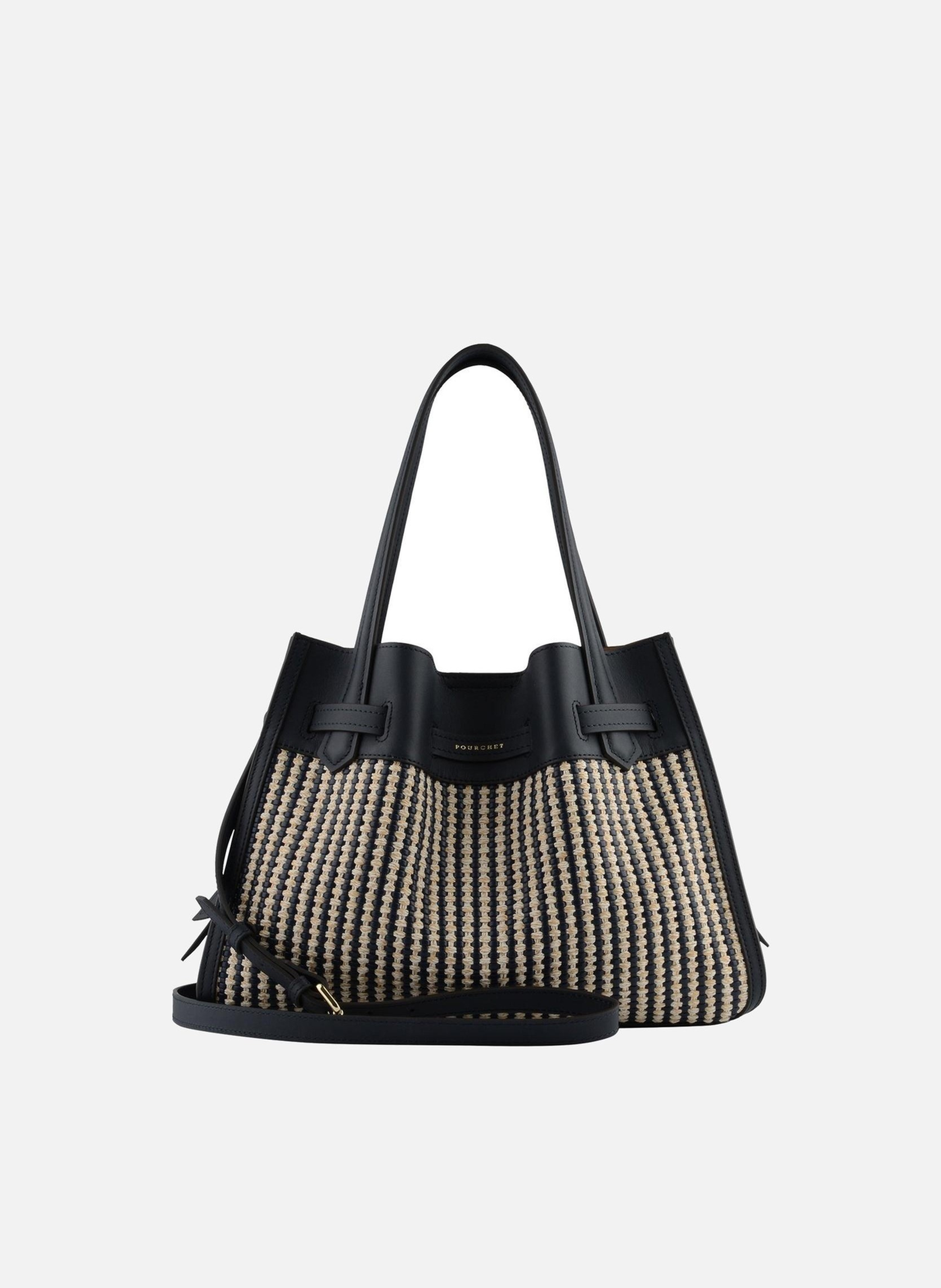 Blossom tressé | sac à main POURCHET Bleu