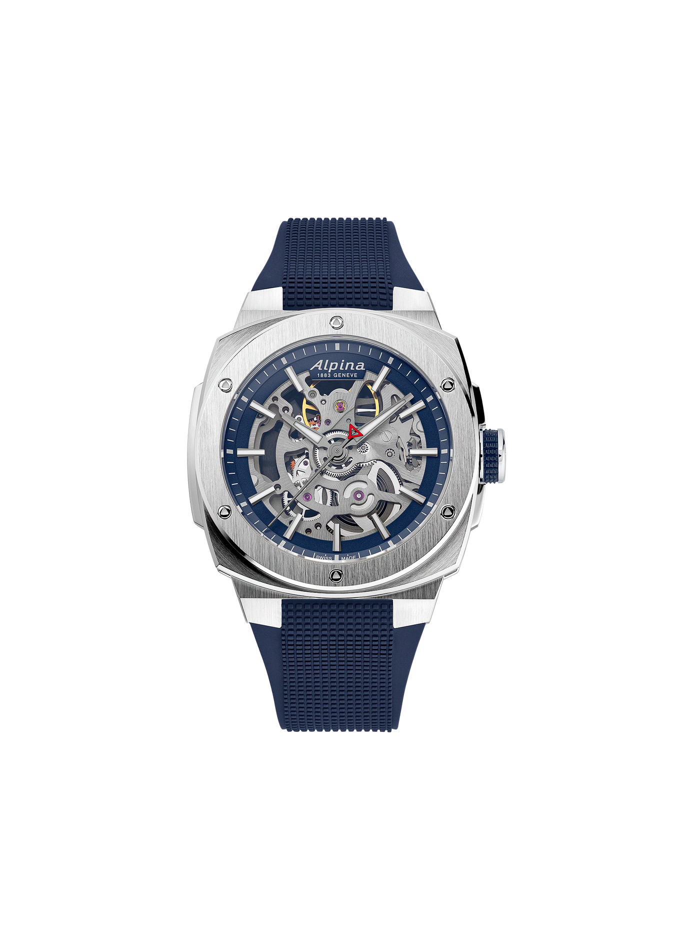 Montre quartz Extreme Skeleton Automatic en acier inoxydable ALPINA Gris