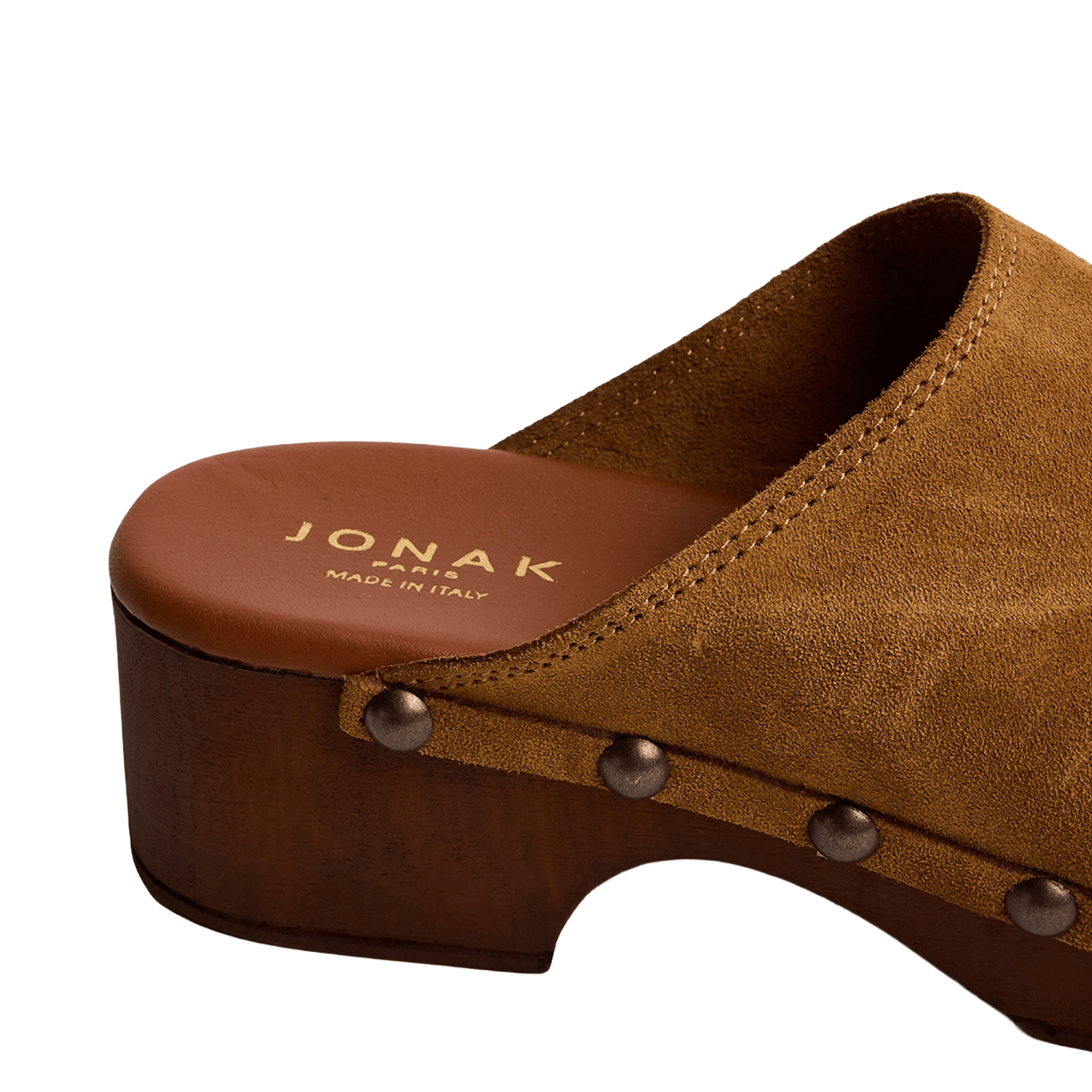 Sabots en cuir naky JONAK Marron