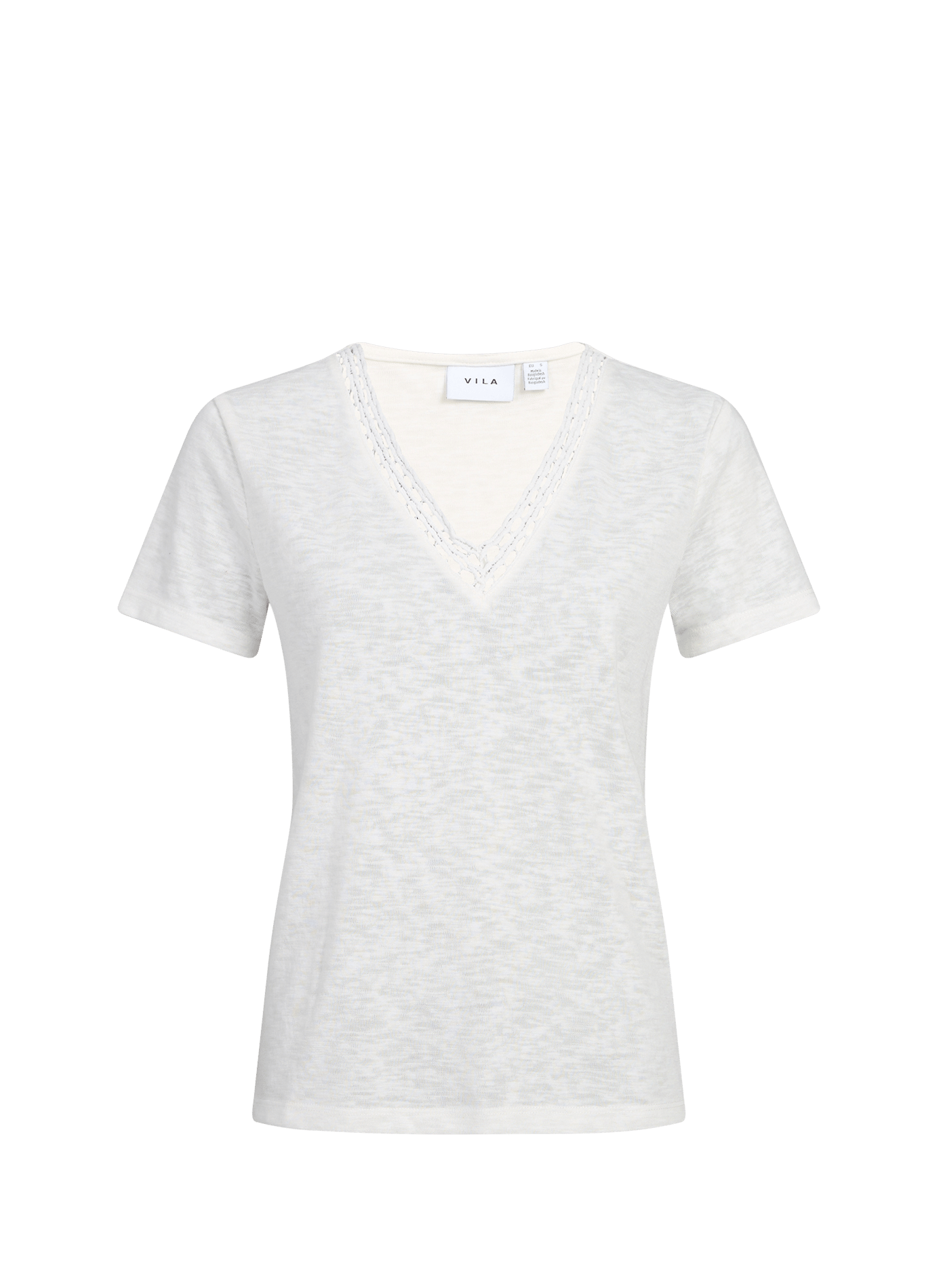 Top Viaggi en coton mélangé VILA Blanc