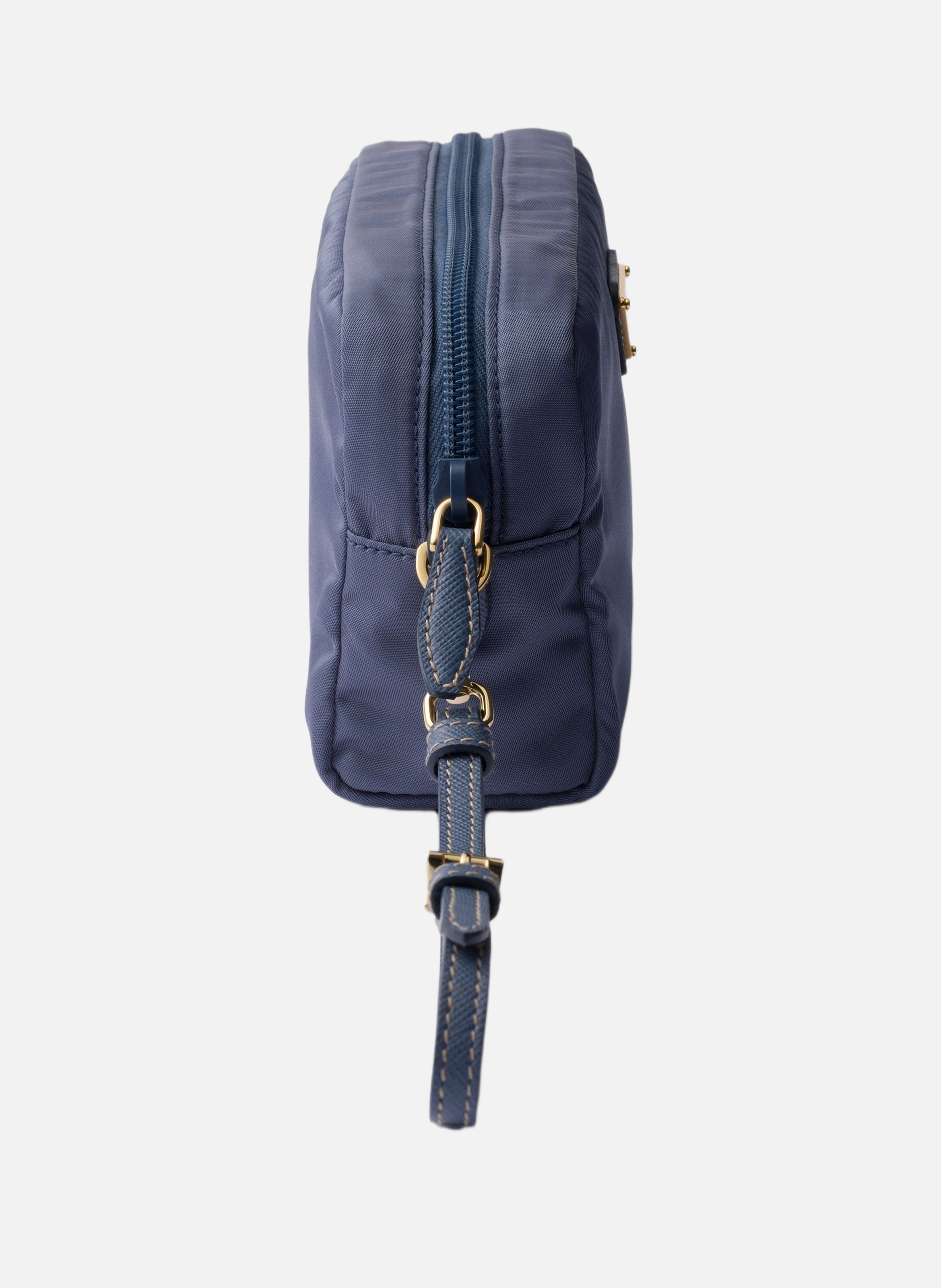 Petite pochette en re-nylon PRADA Bleu