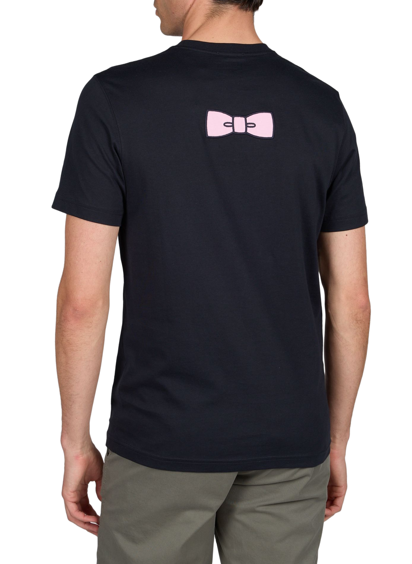 Tee-shirt uni à logo brodé poitrine EDEN PARK Bleu