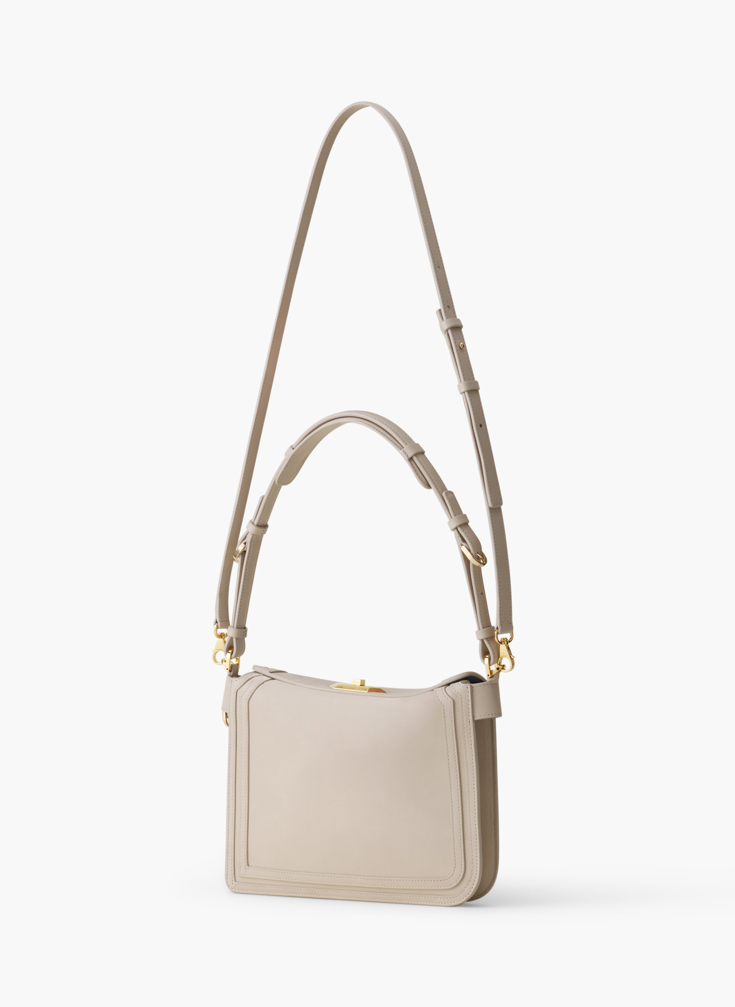 Sac compagnon 20 en cuir LANVIN Blanc
