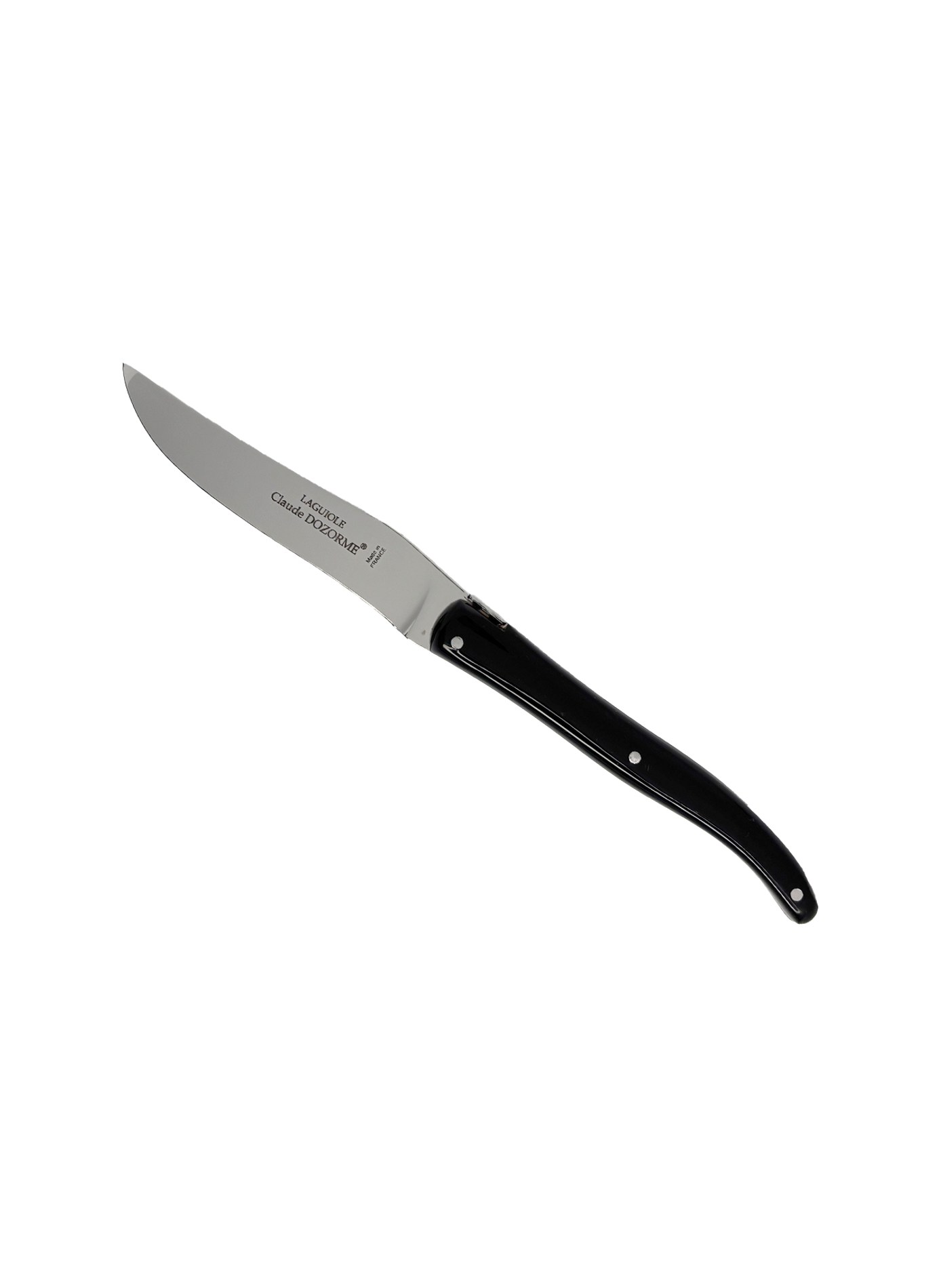 Set of 6 Laguiole knives DOZORME Black