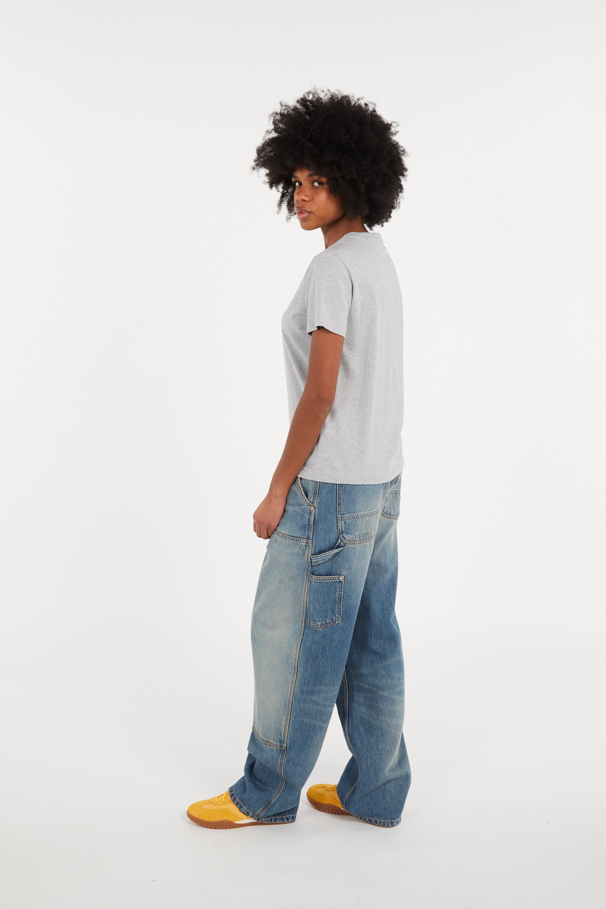 Jean w' brandon double knee pant CARHARTT WIP Bleu